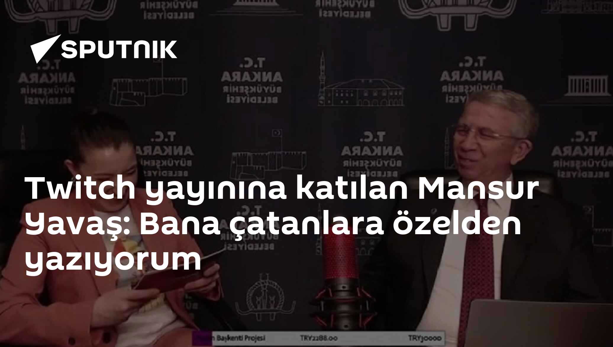 Twitch yayınına katılan Mansur Yavaş: Bana çatanlara özelden yazıyorum ...