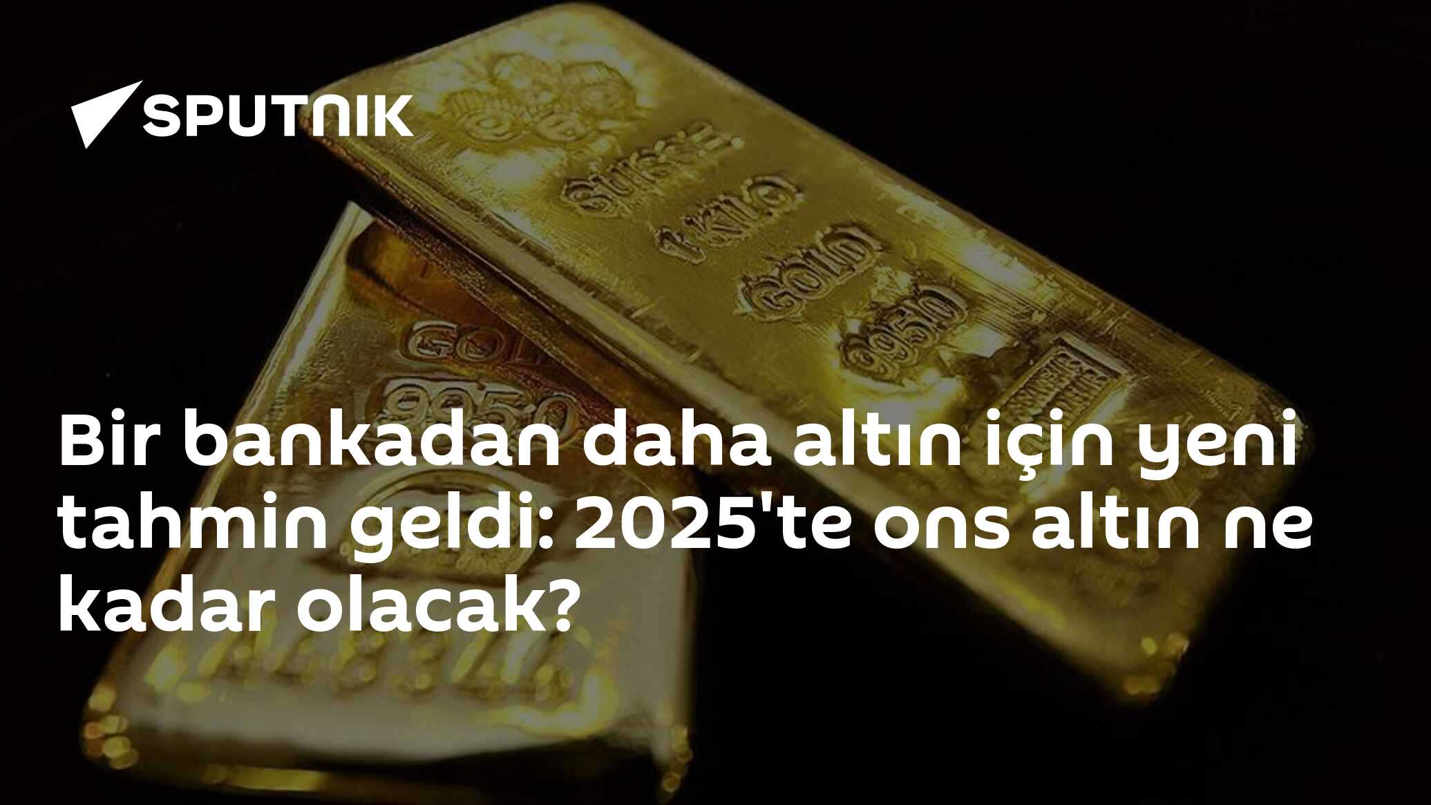 Bir bankadan daha altın için yeni tahmin geldi: 2025'te ons altın ne kadar olacak?