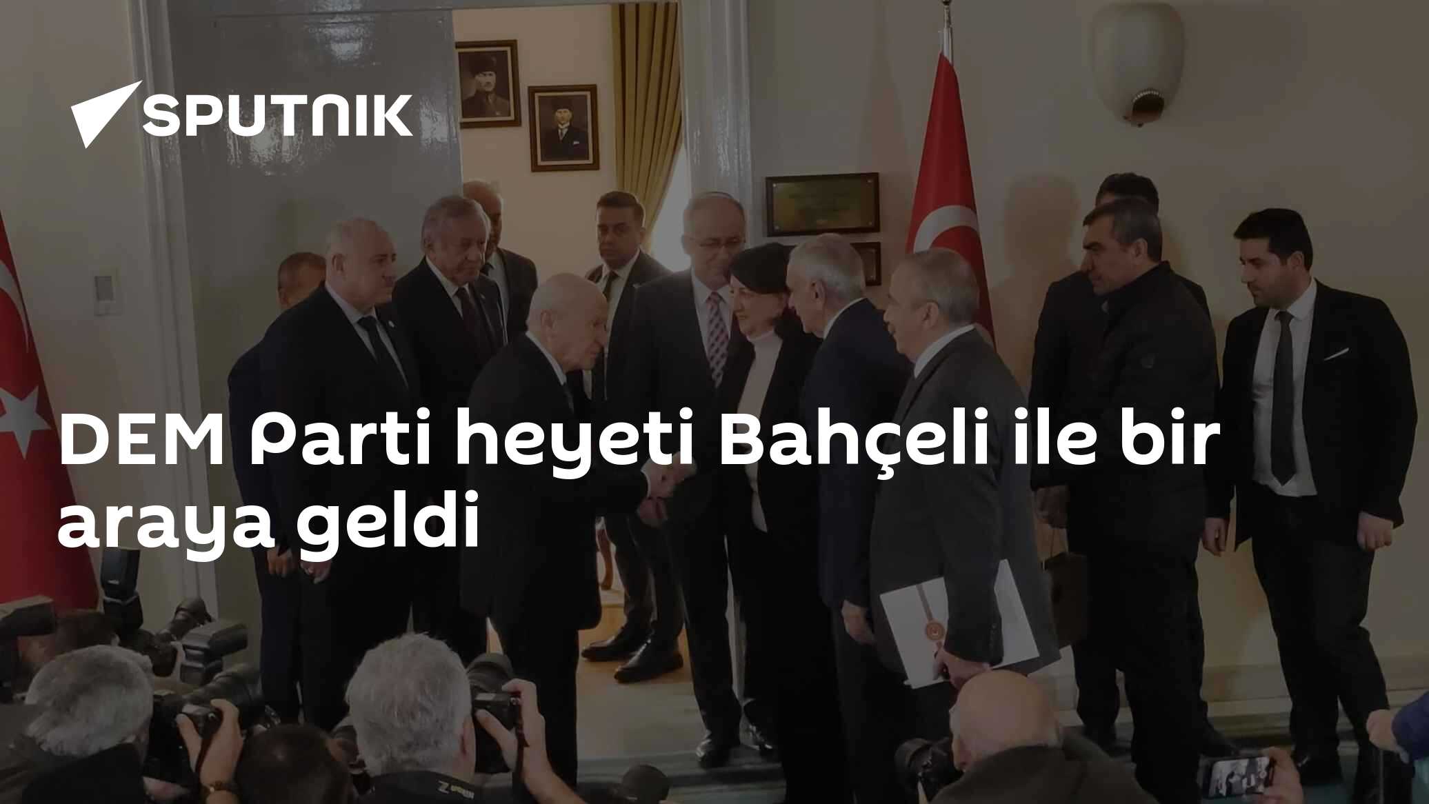 DEM Parti heyeti Bahçeli ile bir araya geldi - 02.01.2025, Sputnik Türkiye