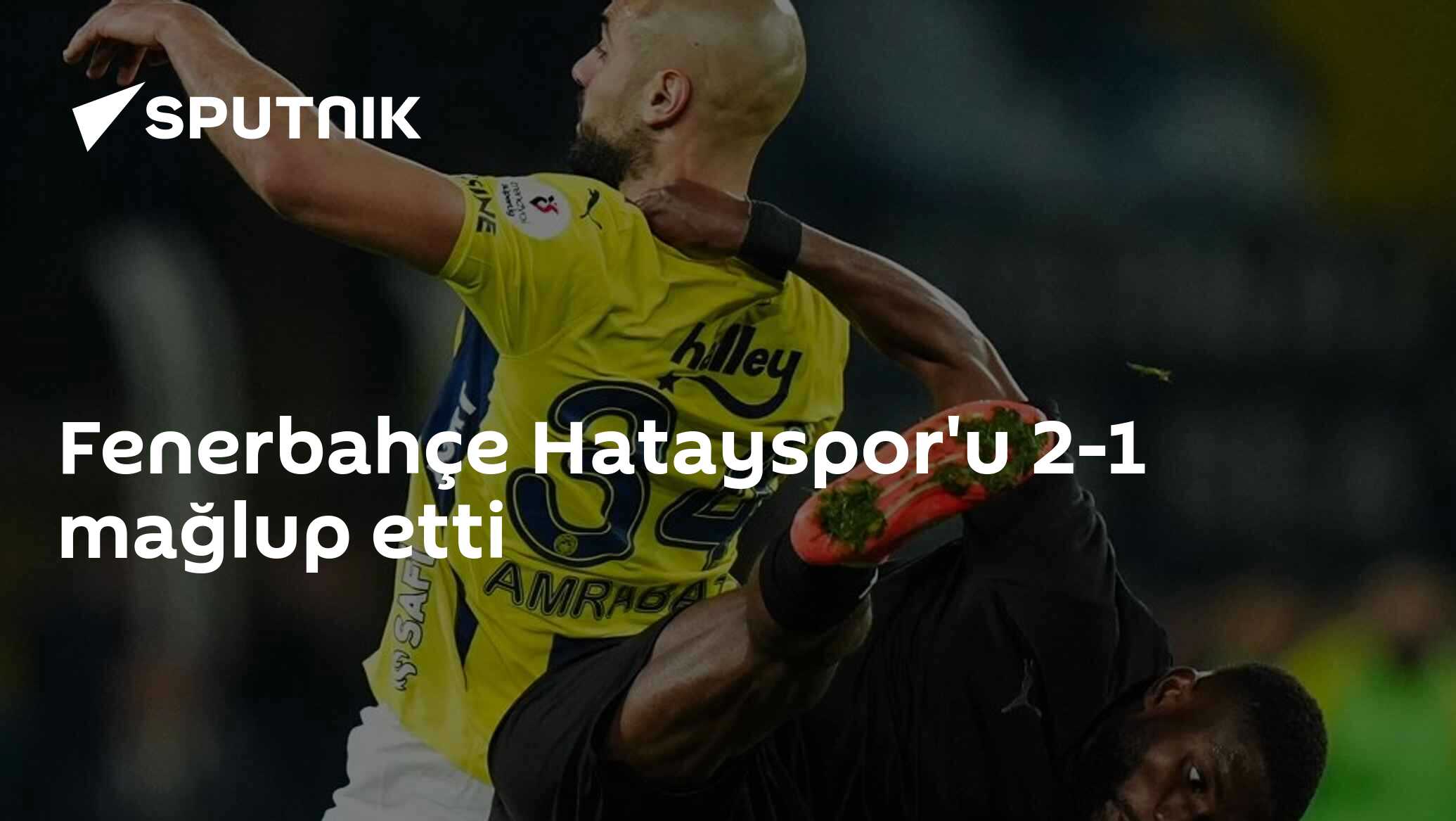 Fenerbahçe Hatayspor'u 2-1 mağlup etti - 05.01.2025, Sputnik Türkiye