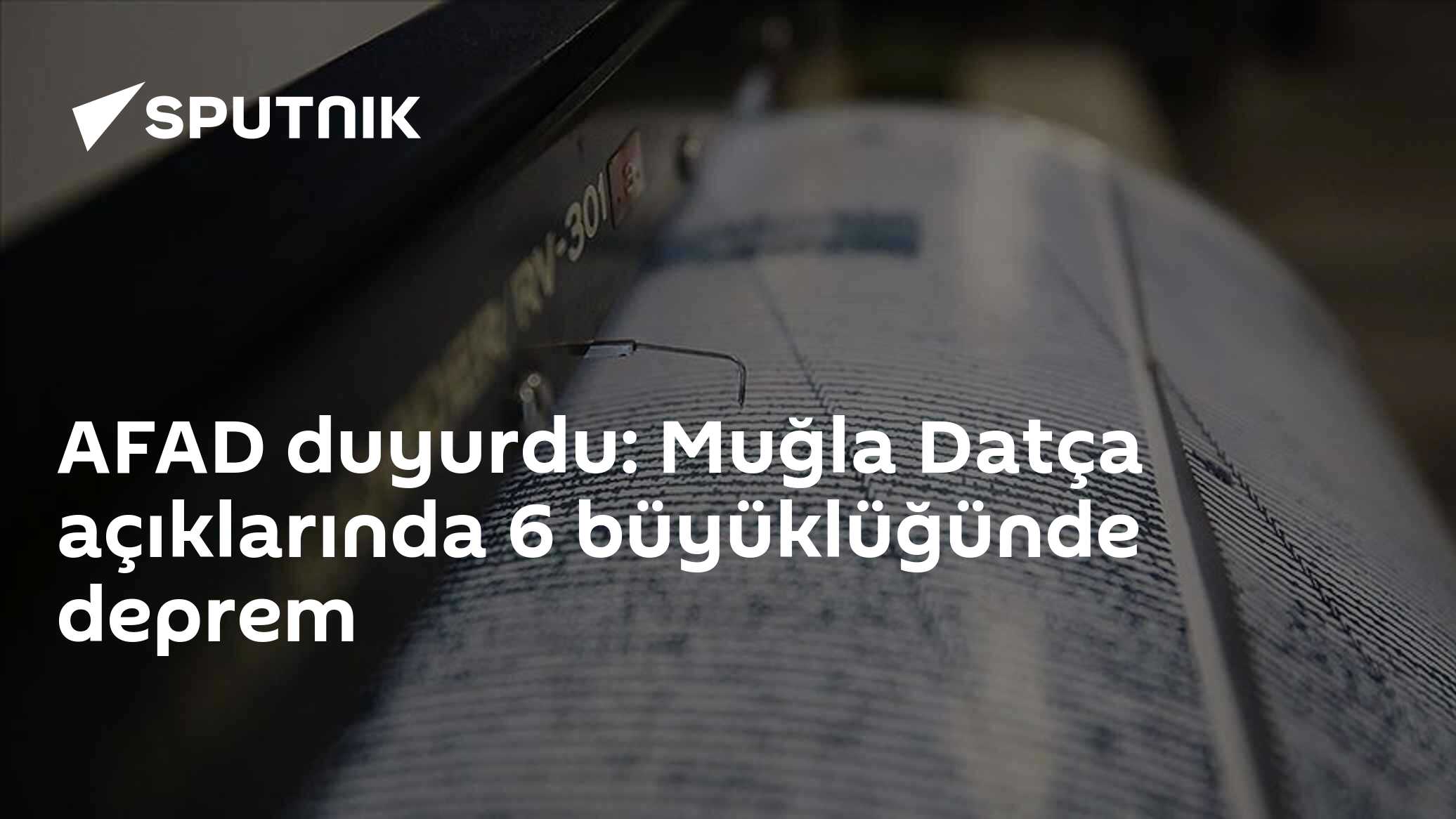 AFAD duyurdu: Muğla Datça açıklarında 6 büyüklüğünde deprem - 14.05. ...