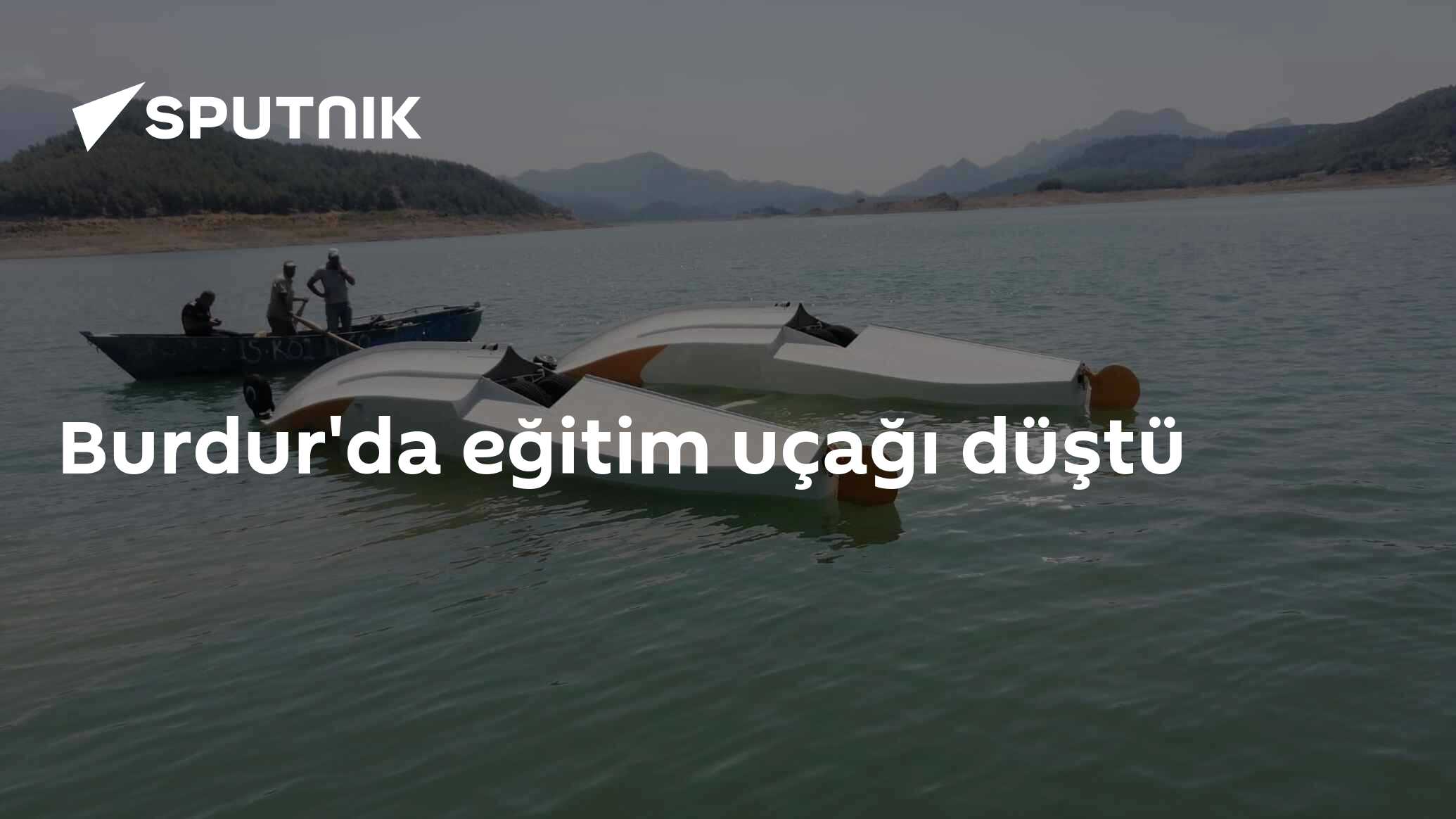 Burdur'da eğitim uçağı düştü