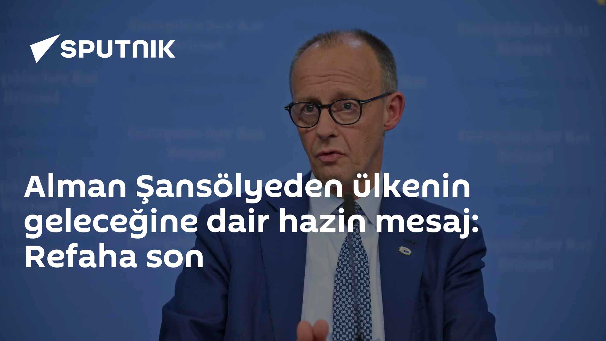 Alman Şansölyeden ülkenin geleceğine dair hazin mesaj: Refaha son