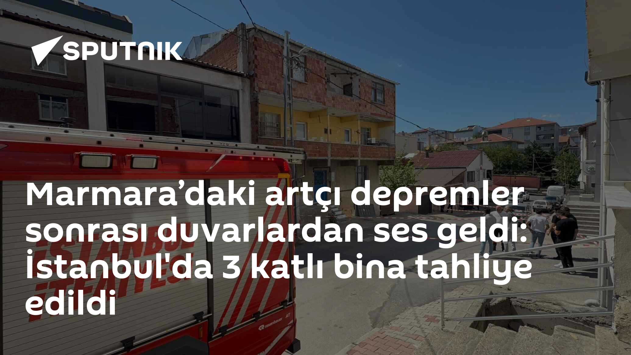 Marmara’daki artçı depremler sonrası duvarlardan ses geldi: İstanbul'da 3 katlı bina tahliye edildi