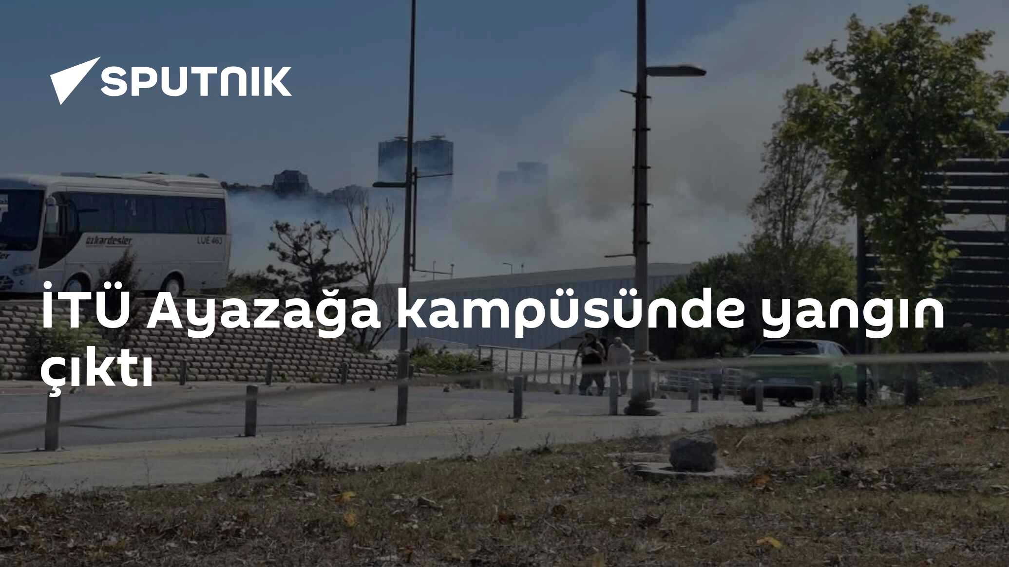 İTÜ Ayazağa kampüsünde yangın çıktı