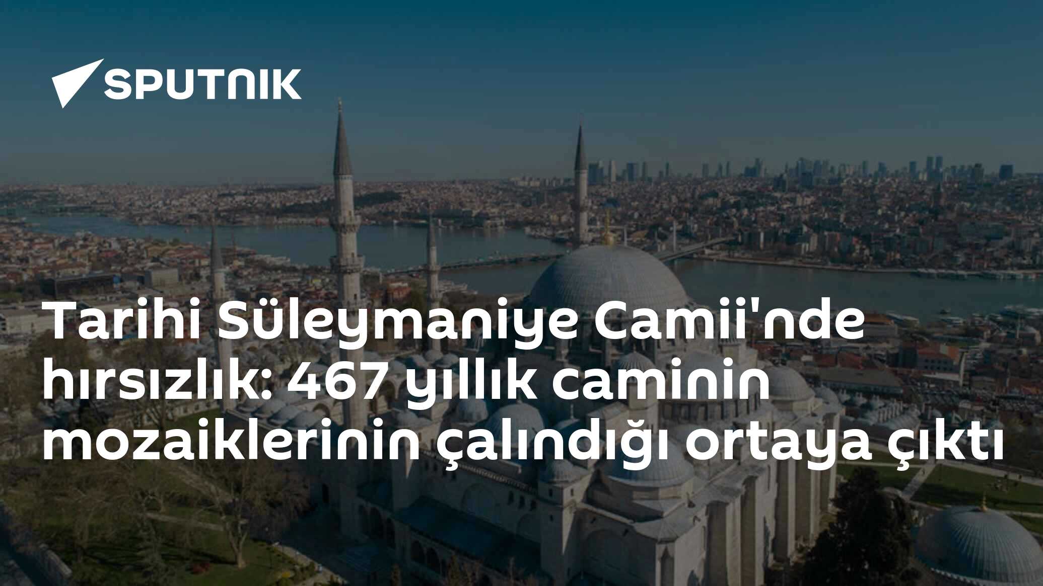 Tarihi Süleymaniye Camii'nde hırsızlık: 467 yıllık  caminin mozaiklerinin çalındığı ortaya çıktı