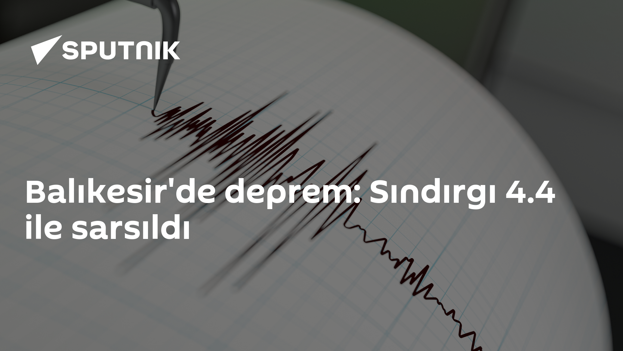 Balıkesir'de deprem: Sındırgı 4.4 ile sarsıldı