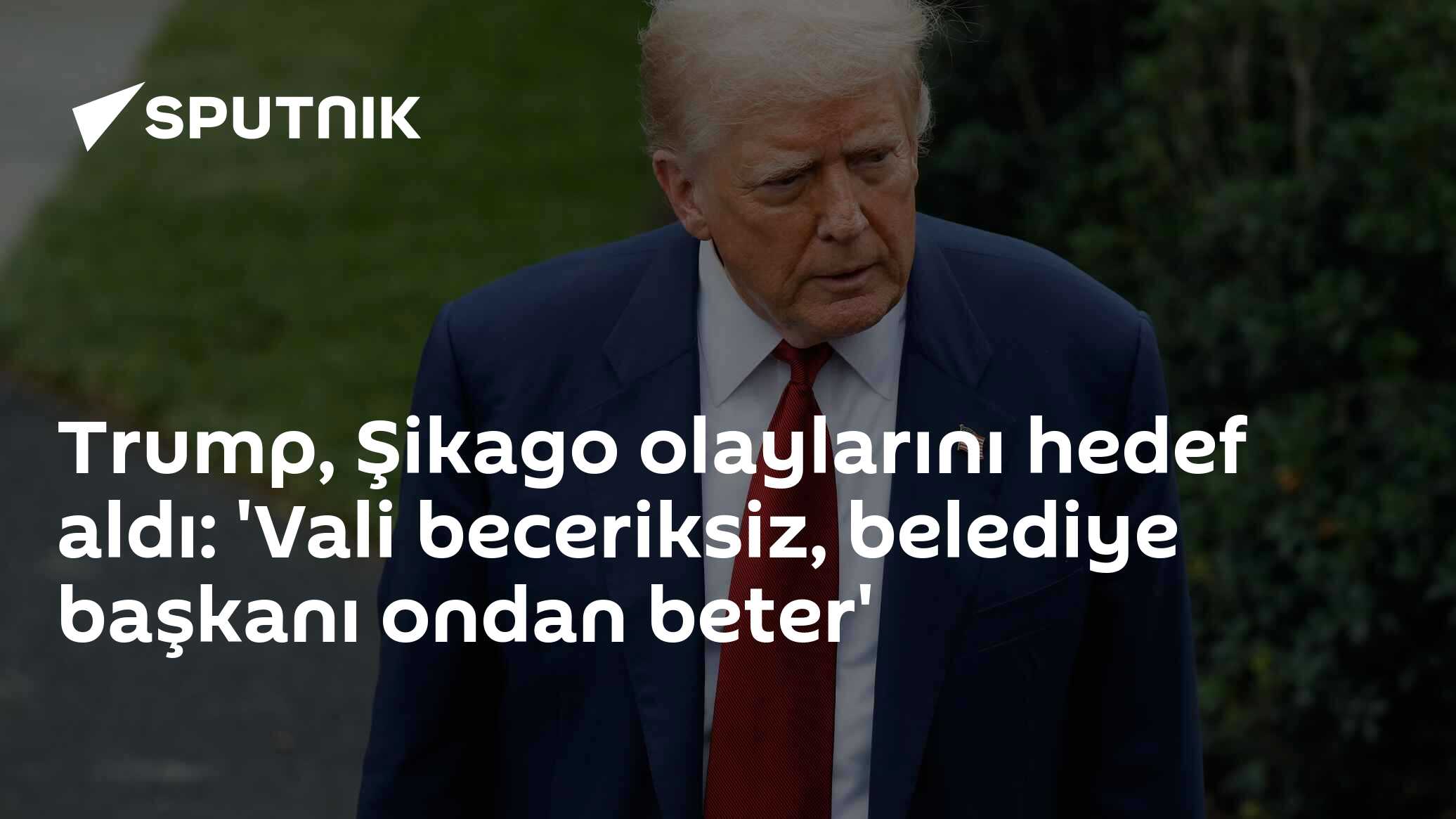 Trump, Şikago olaylarını hedef aldı: 'Vali beceriksiz, belediye başkanı ondan beter'