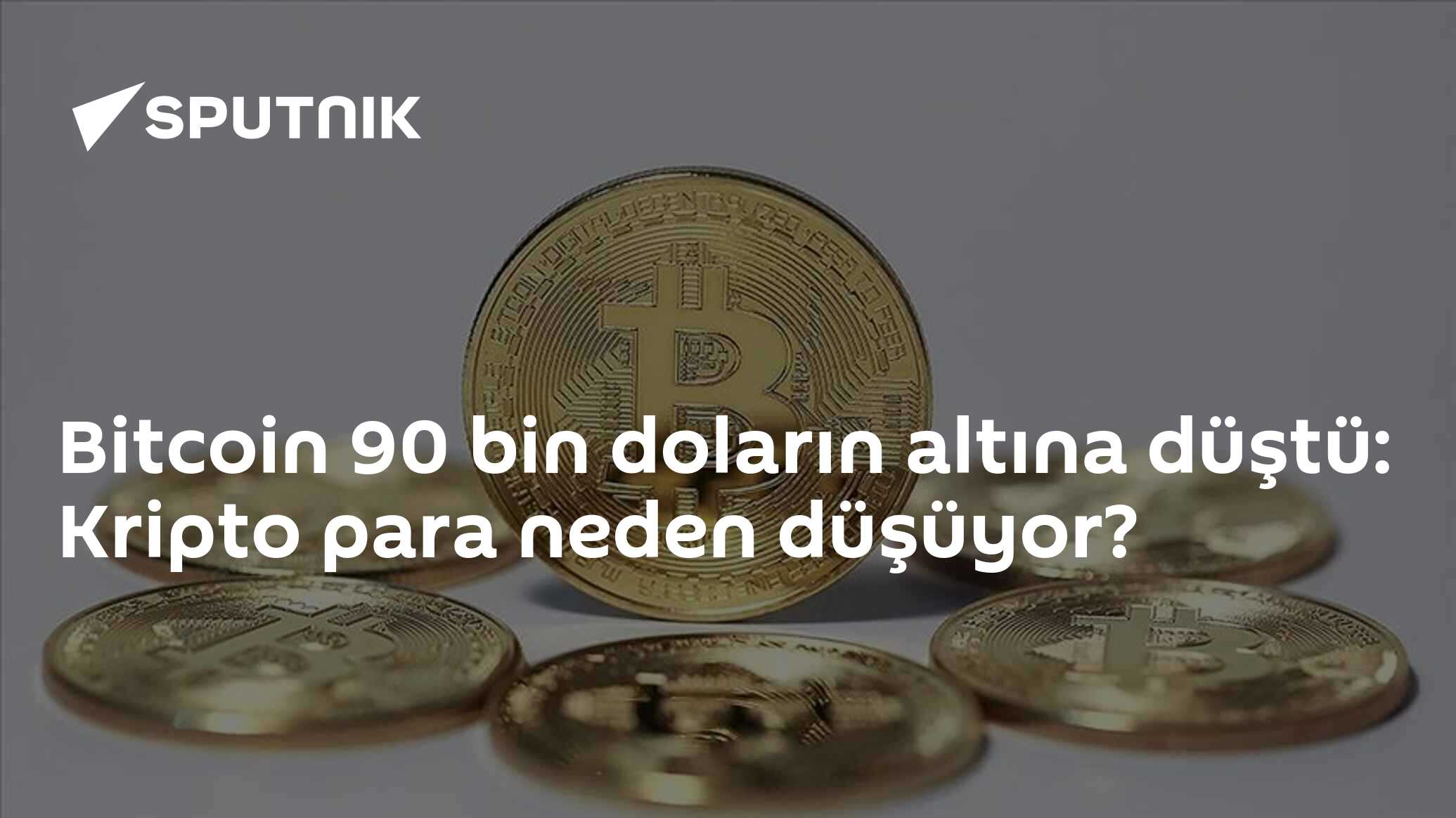 Bitcoin 90 bin doların altına düştü: Kripto para neden düşüyor?
