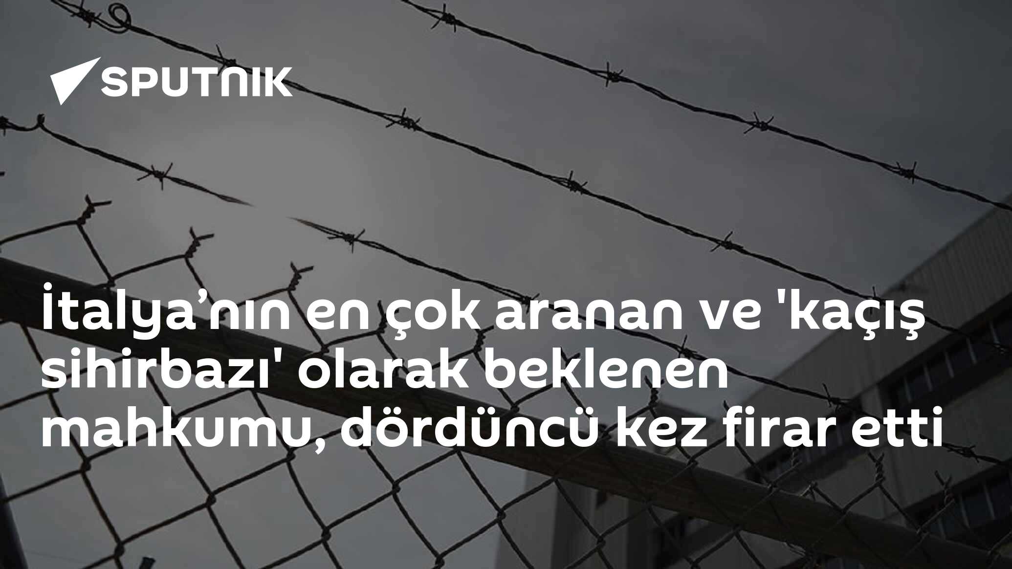 İtalya’nın en çok aranan ve 'kaçış sihirbazı' olarak beklenen mahkumu, dördüncü kez firar etti