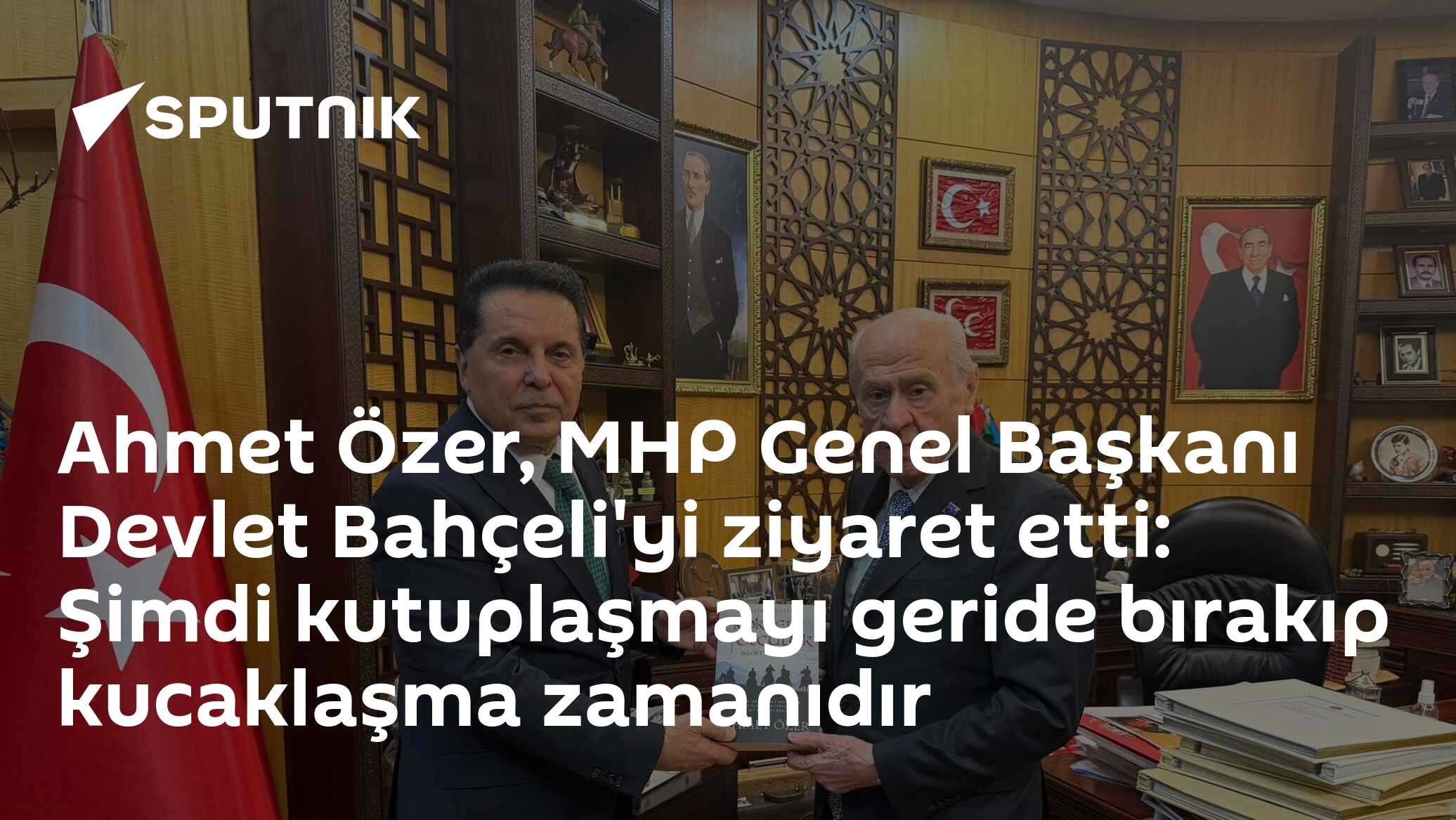 Ahmet Özer, MHP Genel Başkanı Devlet Bahçeli'yi ziyaret etti: Şimdi kutuplaşmayı geride bırakıp kucaklaşma zamanıdır