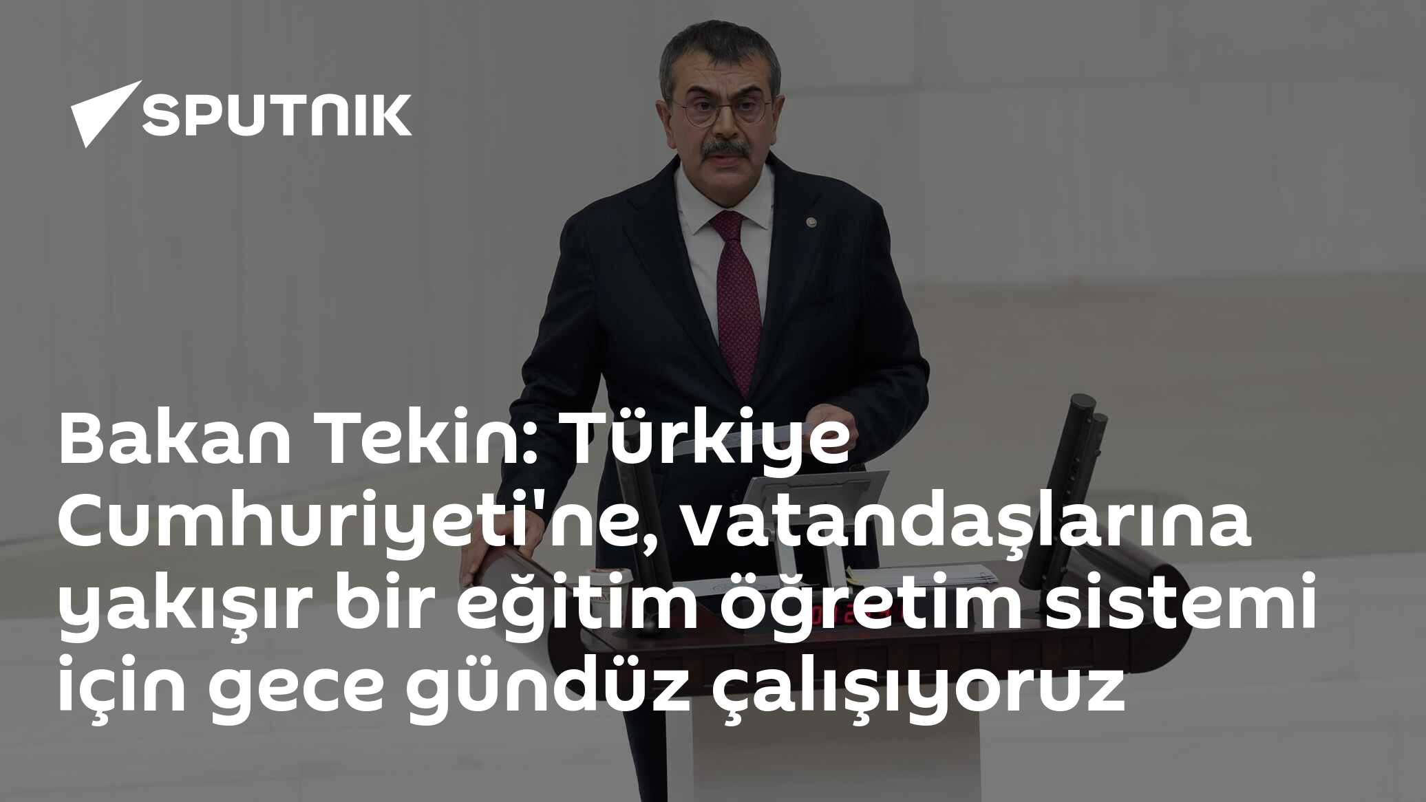 Bakan Tekin: Türkiye Cumhuriyeti'ne, vatandaşlarına yakışır bir eğitim öğretim sistemi için gece gündüz çalışıyoruz