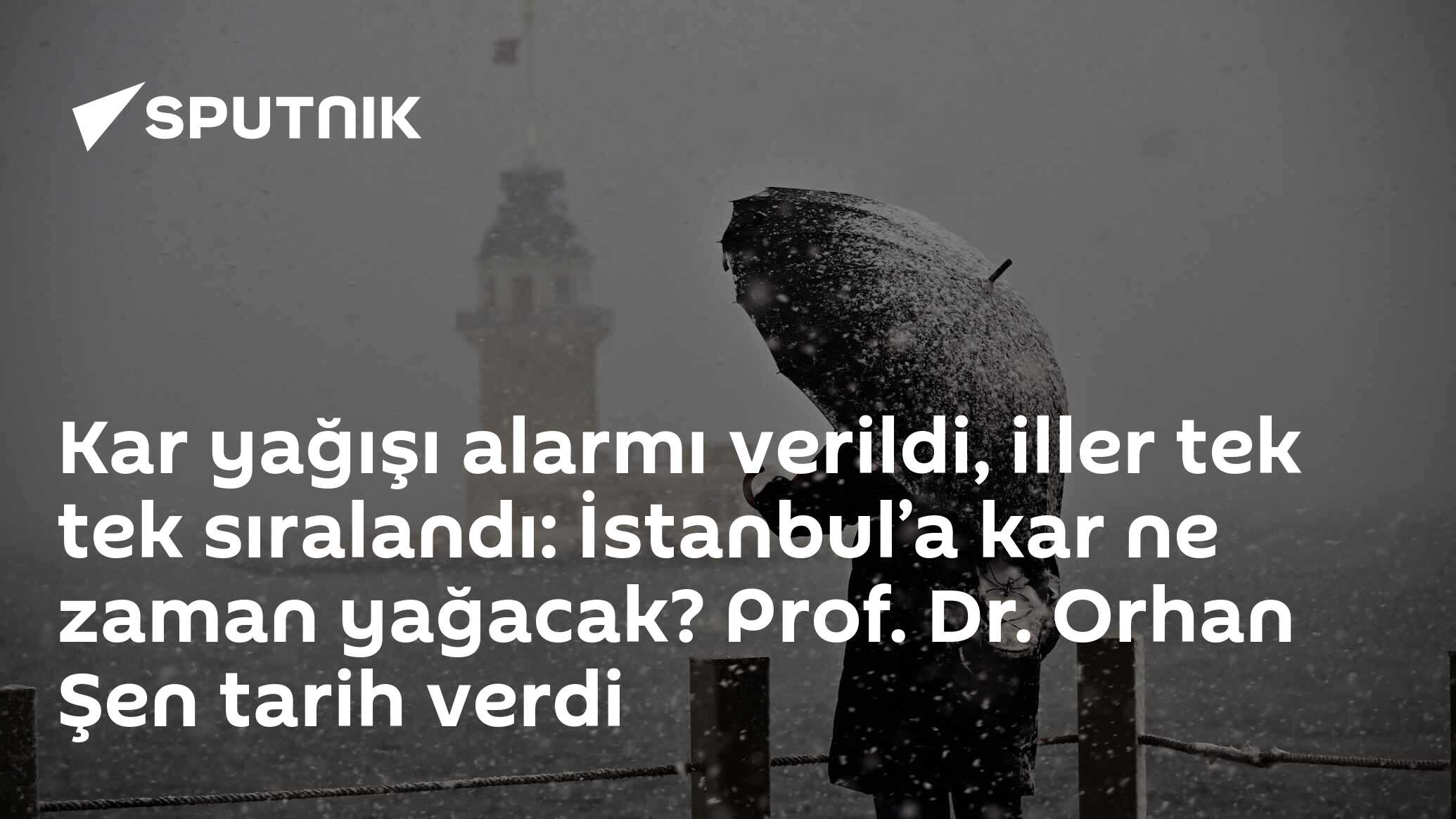Kar yağışı alarmı verildi, iller tek tek sıralandı: İstanbul’a kar ne zaman yağacak? Prof. Dr. Orhan Şen tarih verdi