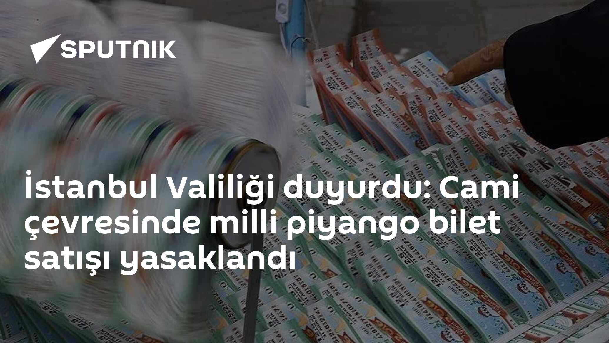 İstanbul Valiliği duyurdu: Camilerde milli piyango bilet satışı yasaklandı