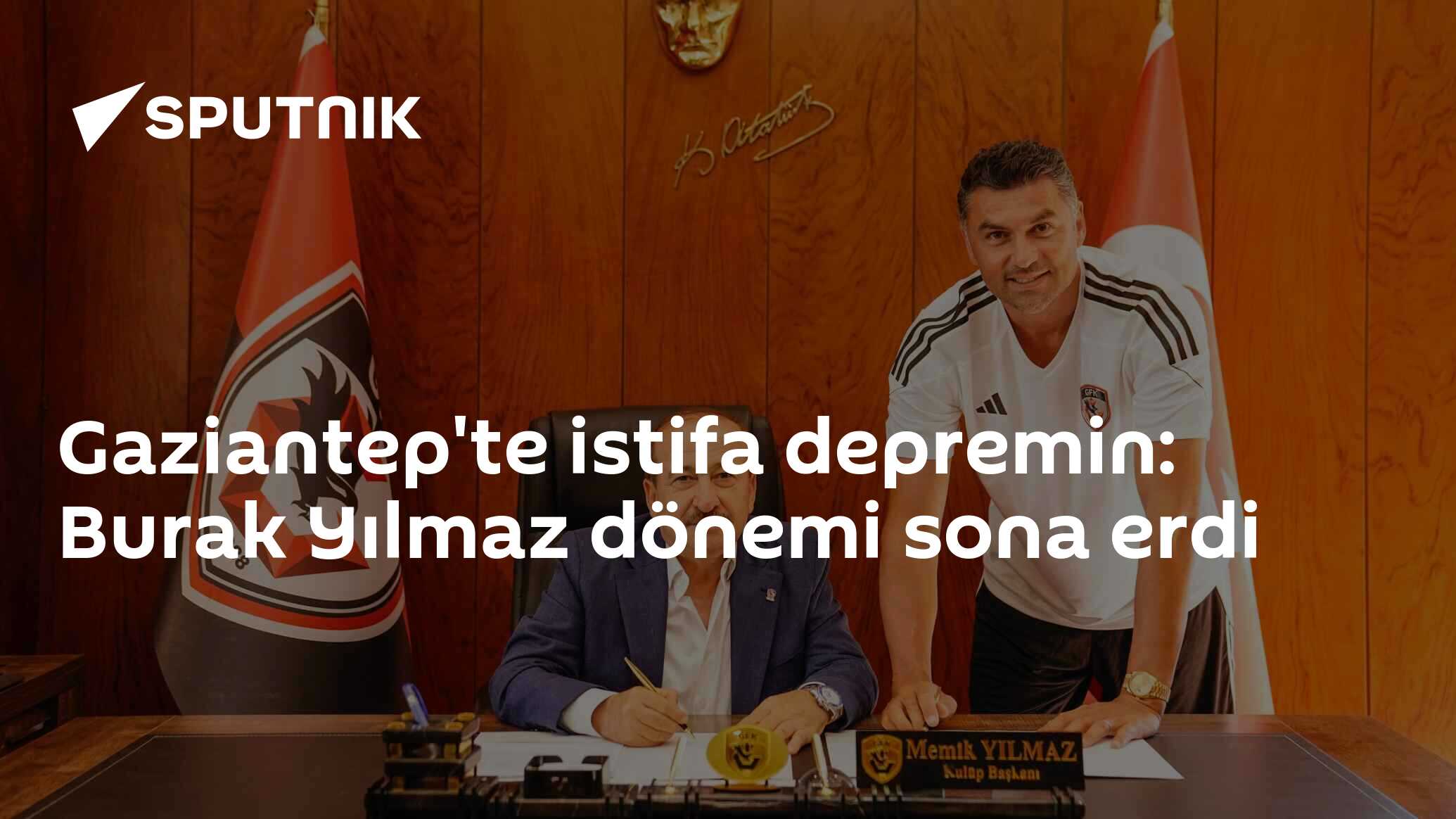 Gaziantep'te istifa depremin: Burak Yılmaz dönemi sona erdi