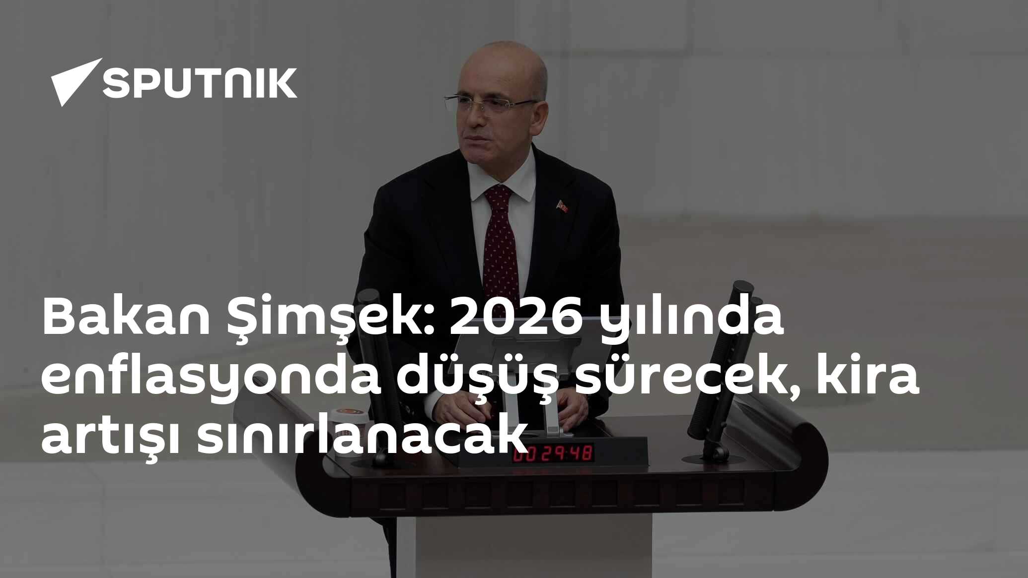 Bakan Şimşek: 2026 yılında enflasyonda düşüş sürecek, kira artışı sınırlanacak