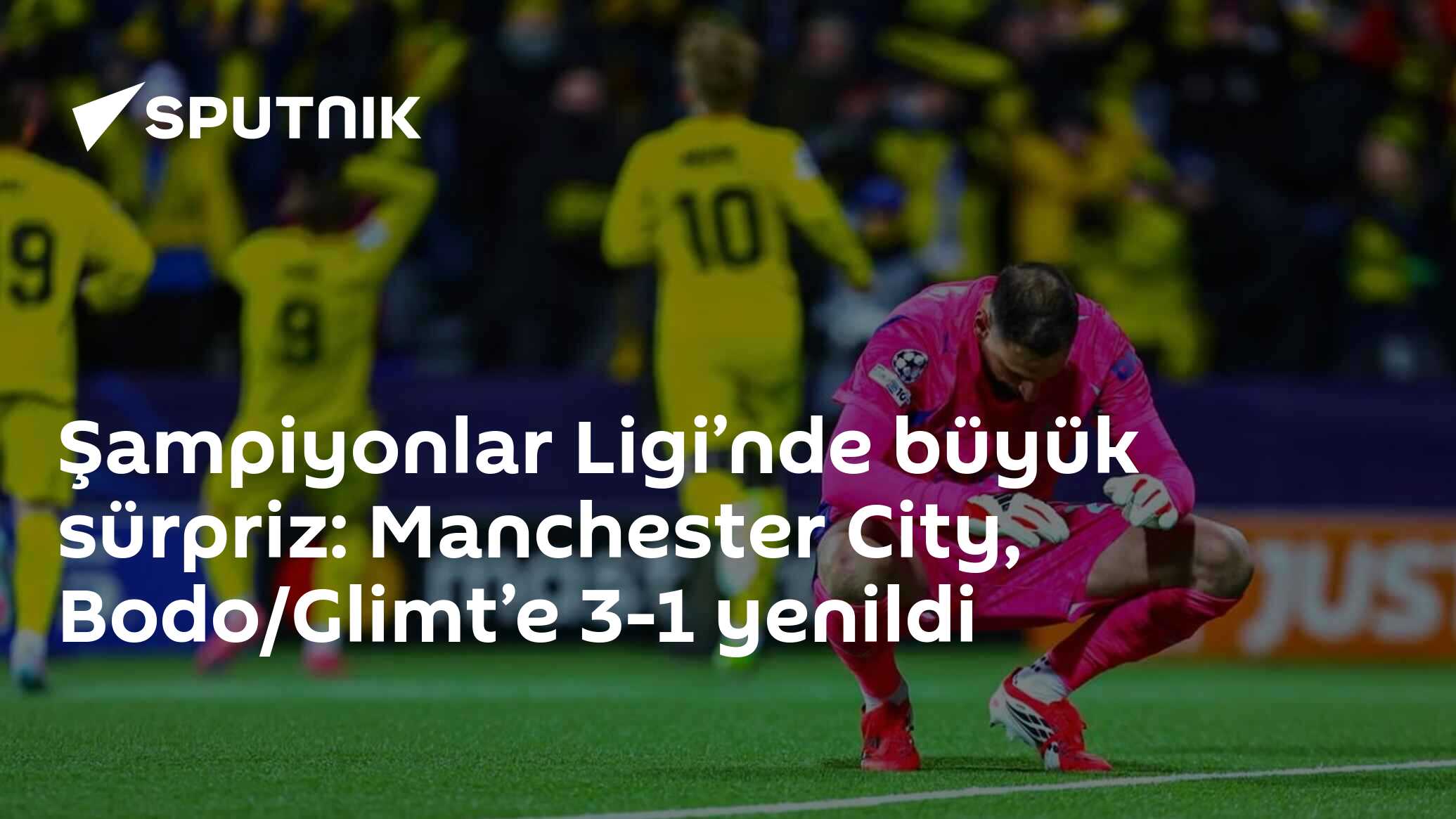 Şampiyonlar Ligi’nde büyük sürpriz: Manchester City, Bodo/Glimt’e 3-1 yenildi