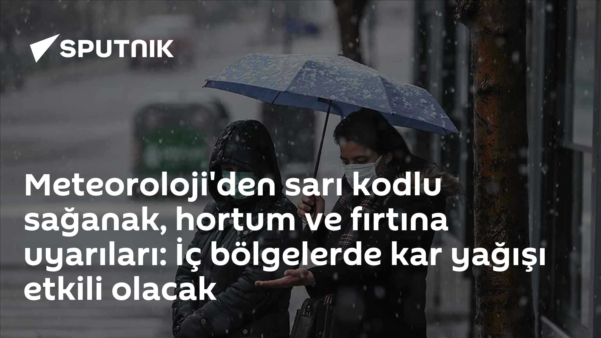 Meteoroloji'den sarı kodlu sağanak, hortum ve fırtına uyarıları: İç bölgelerde kar yağışı etkili olacak