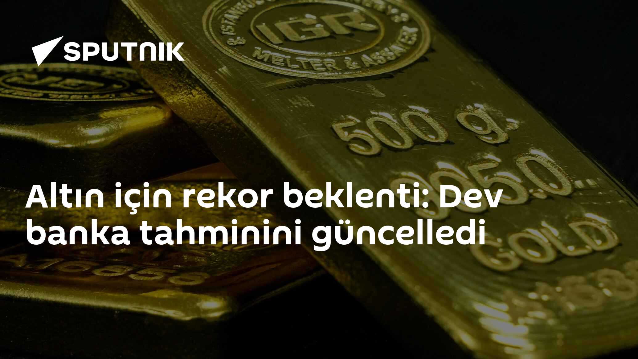 Altın için rekor beklenti: Dev banka tahminini güncelledi