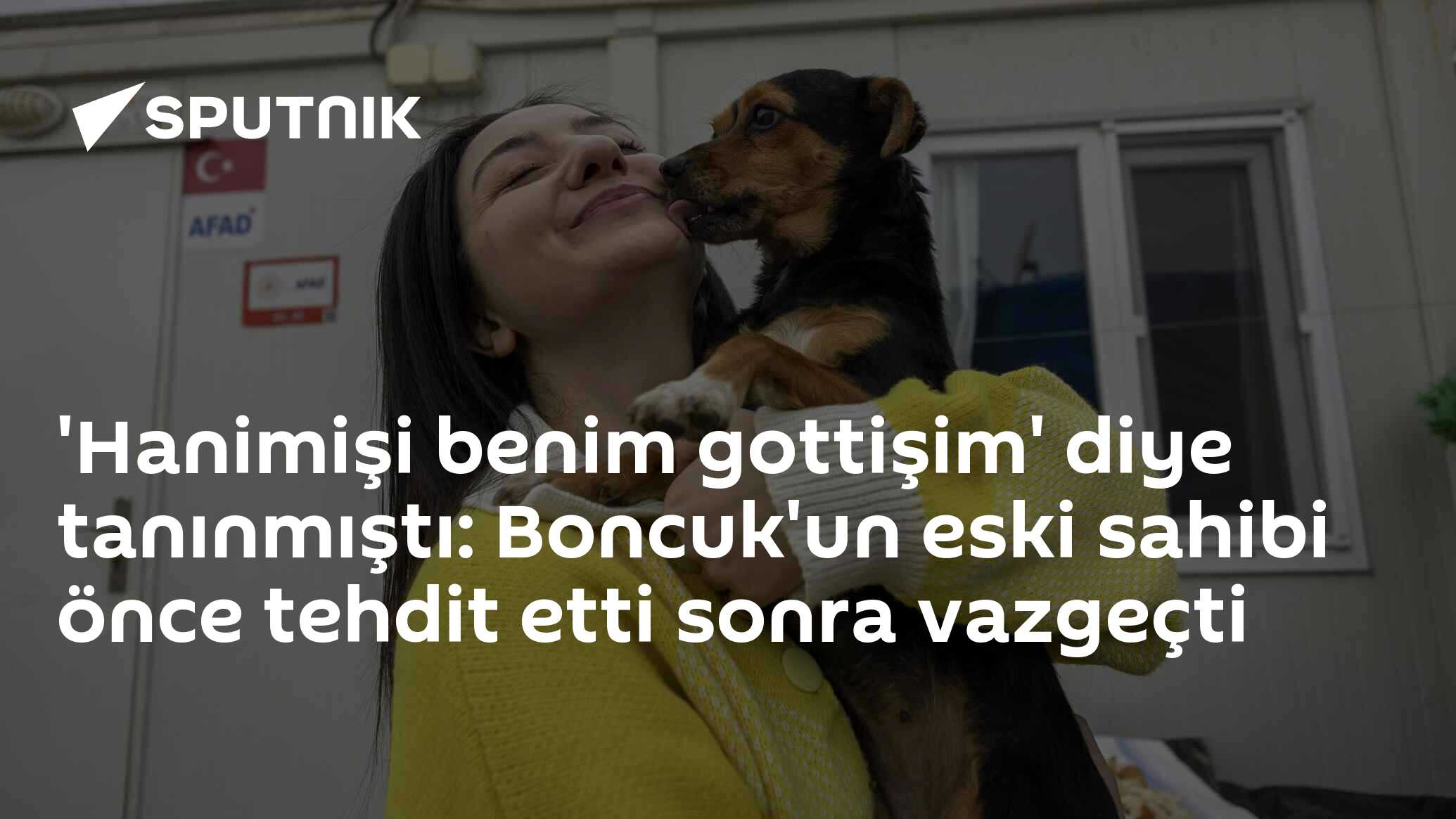 Köpeğin eski sahibi tehdit etti sonra rızayle annemin oldu