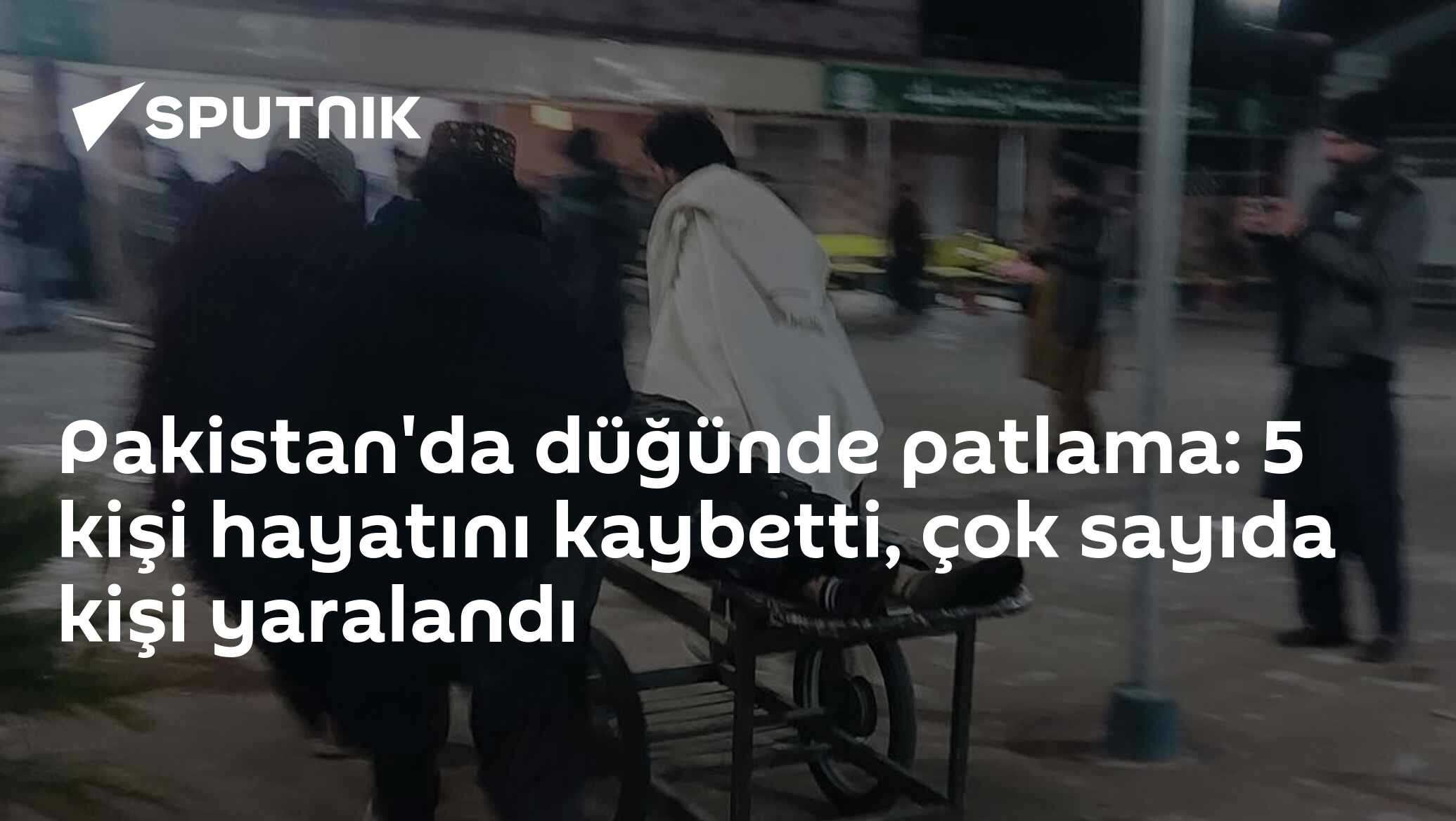 Pakistan'da düğünde patlama oldu