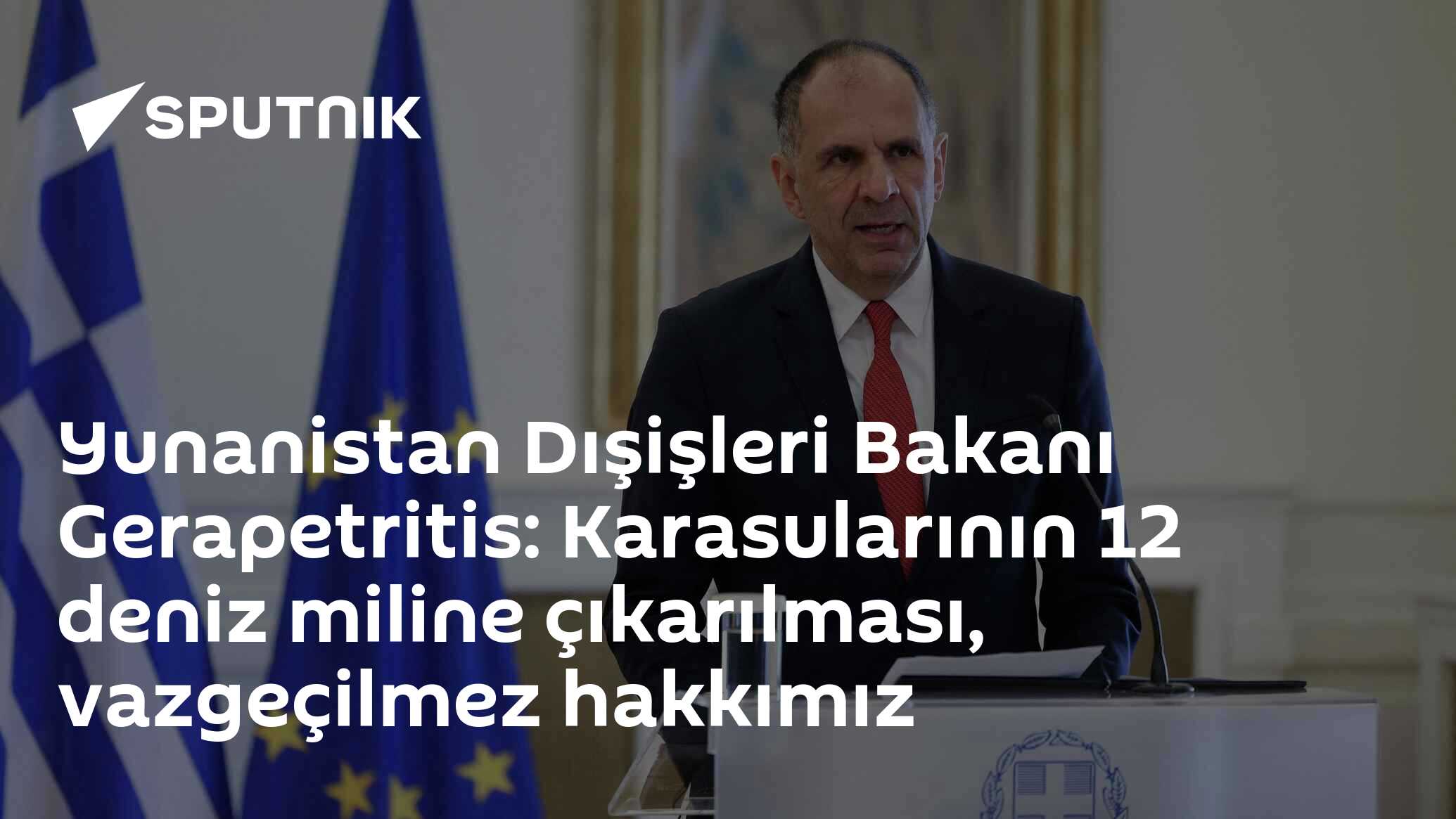 Yunanistan Dışişleri Bakanı Karasuları Konuştu