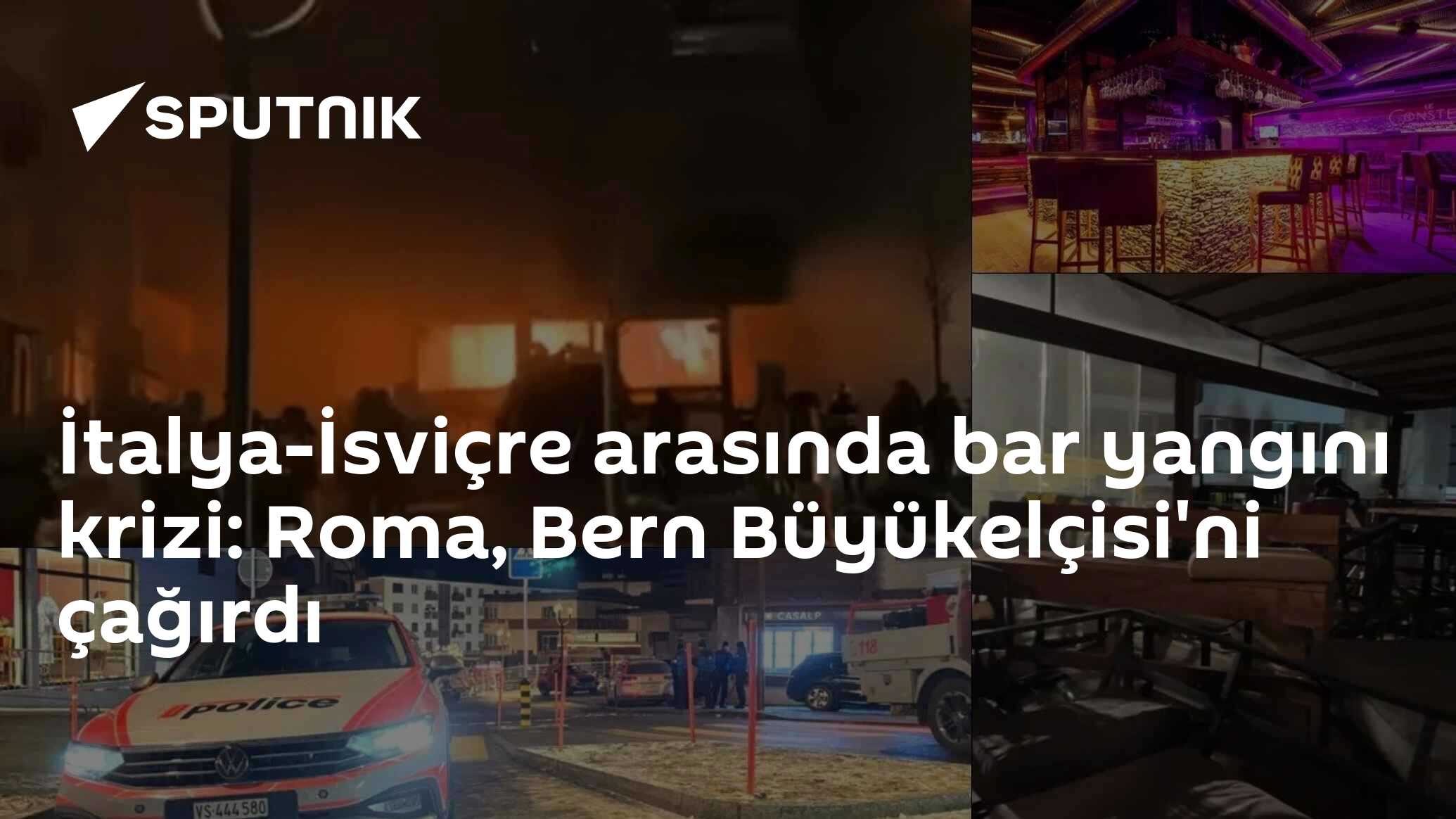 İtalya ve İsviçre arasındaki bar yangını, çok kötü bir olay oldu