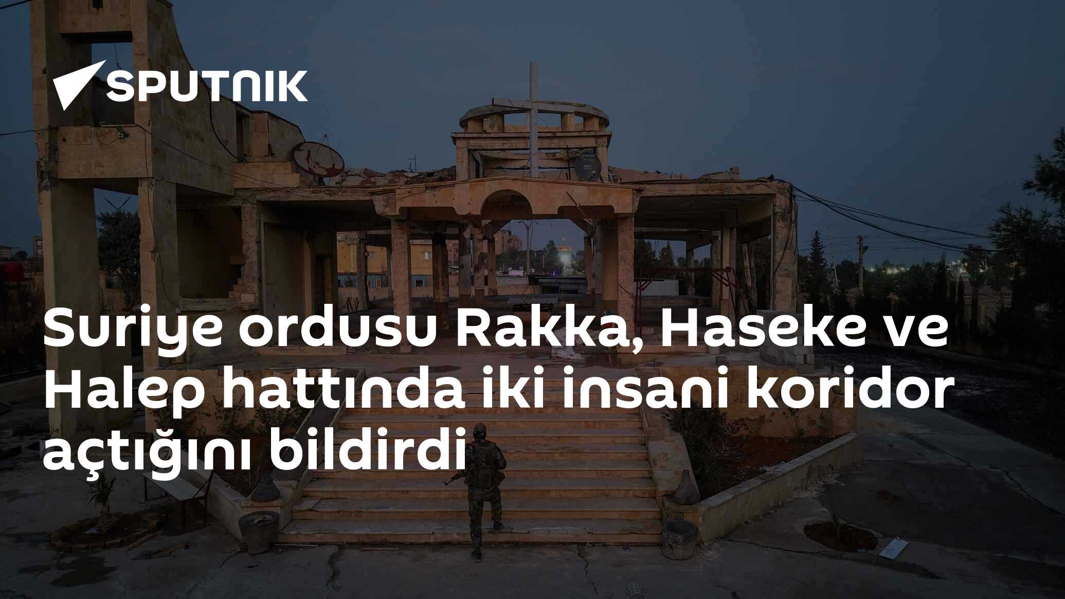 Suriye Ordusu, İnsanları Kurtarmak İçin İki Koridor Açtı