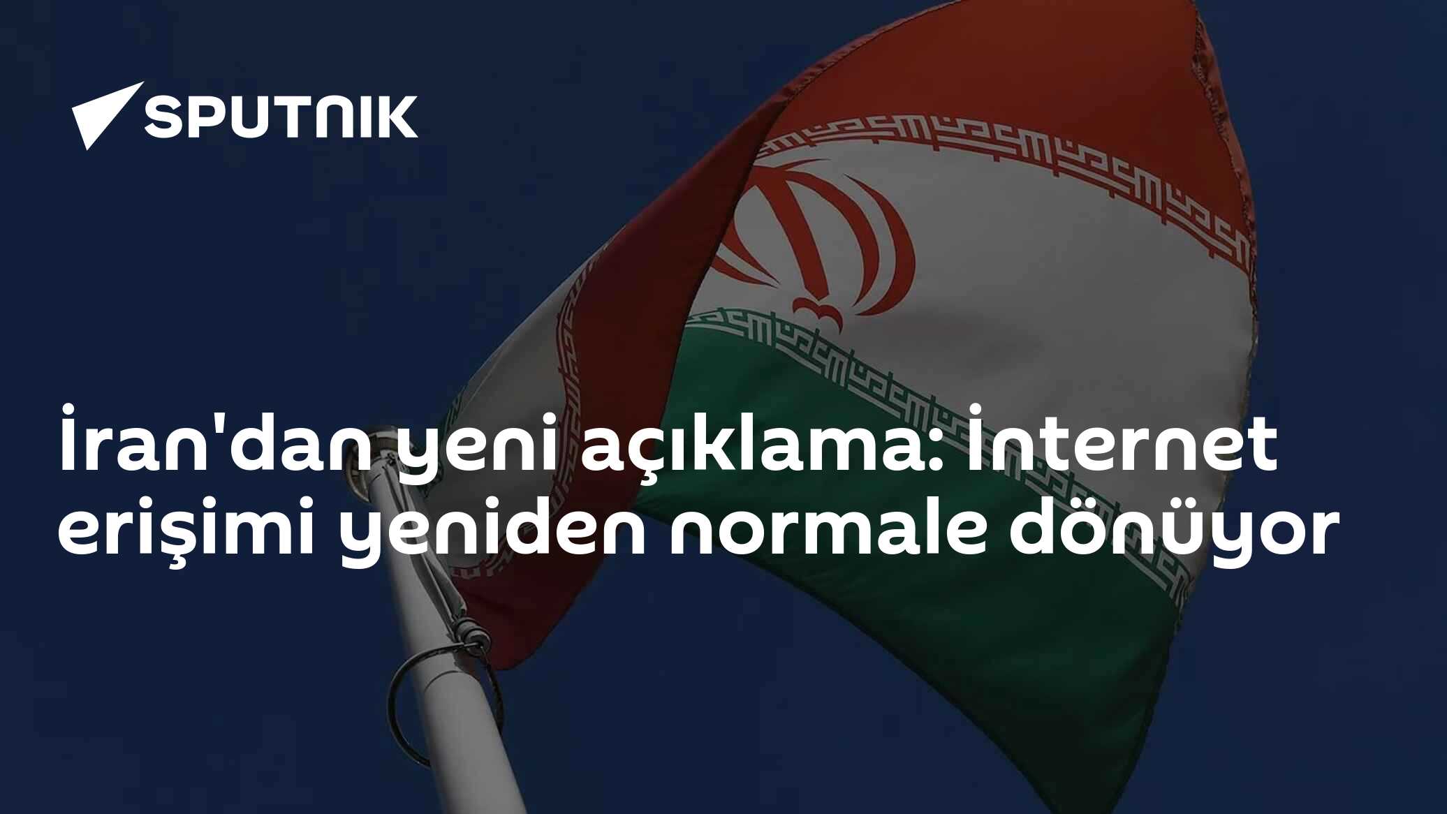 İran'dan yeni açıklama: İnternet erişimi yeniden normale dönüyor