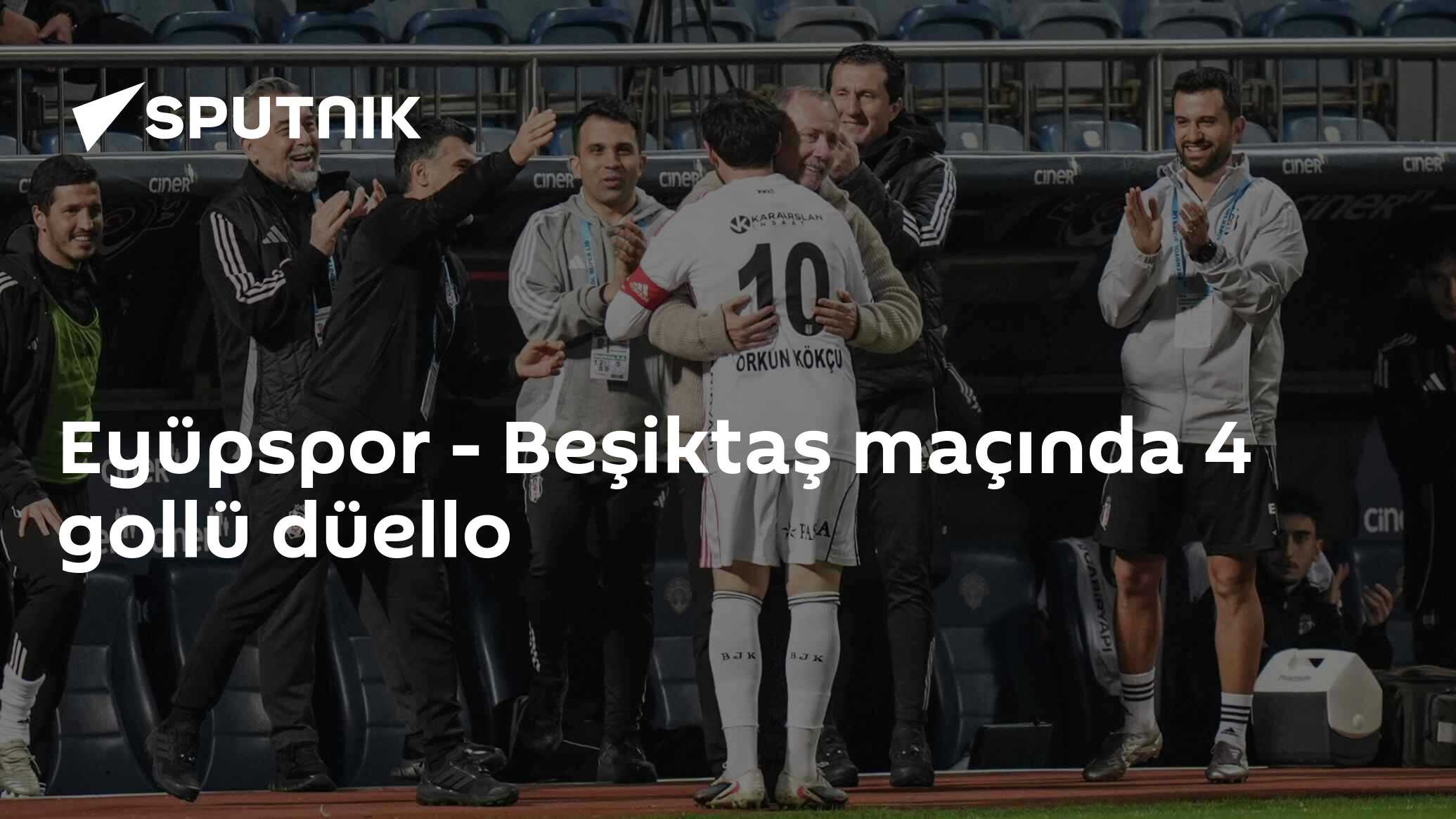 Eyüpspor - Beşiktaş maçında 4 gollü düello