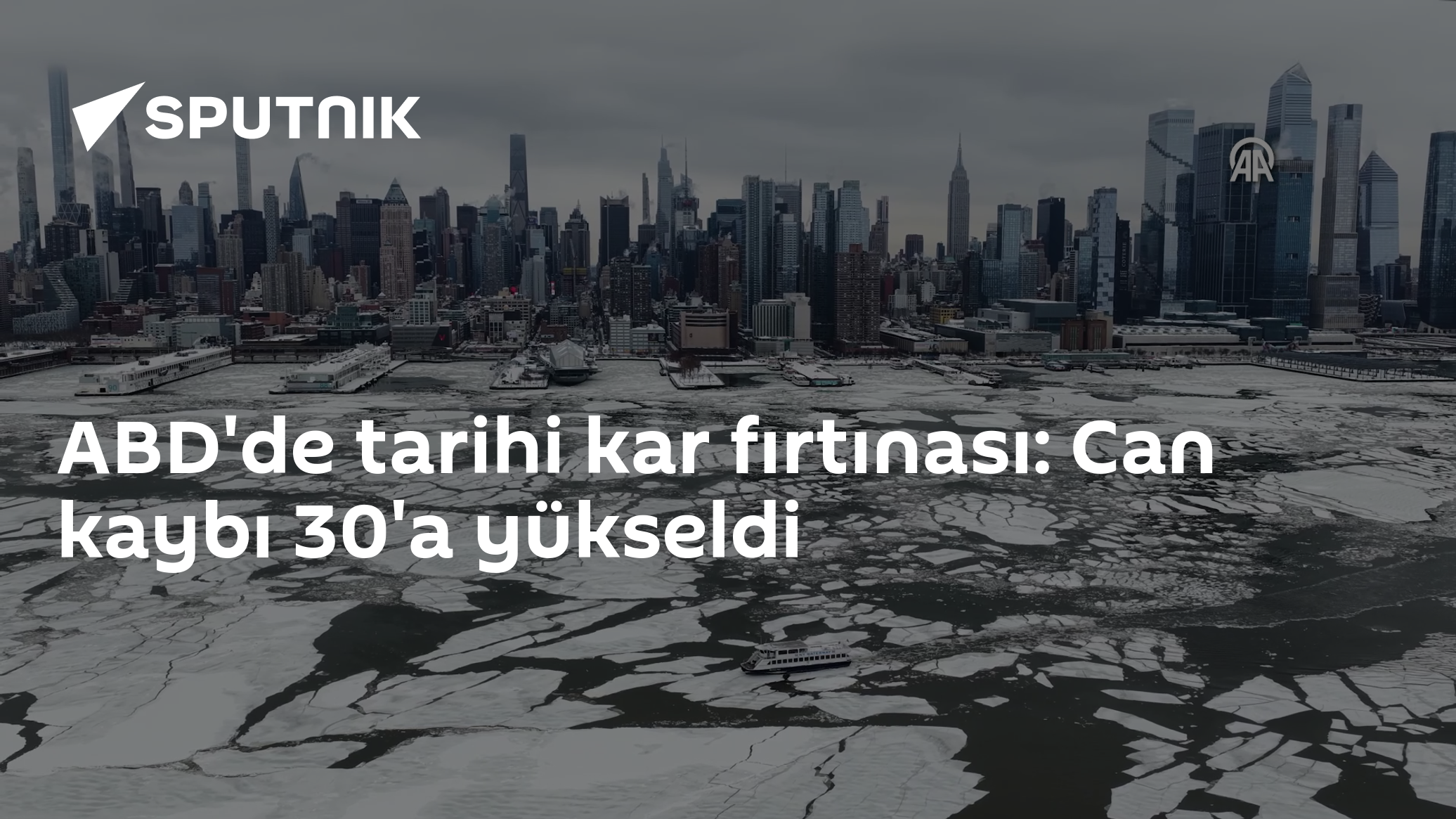 ABD'de tarihi kar fırtınası: Can kaybı 30'a yükseldi