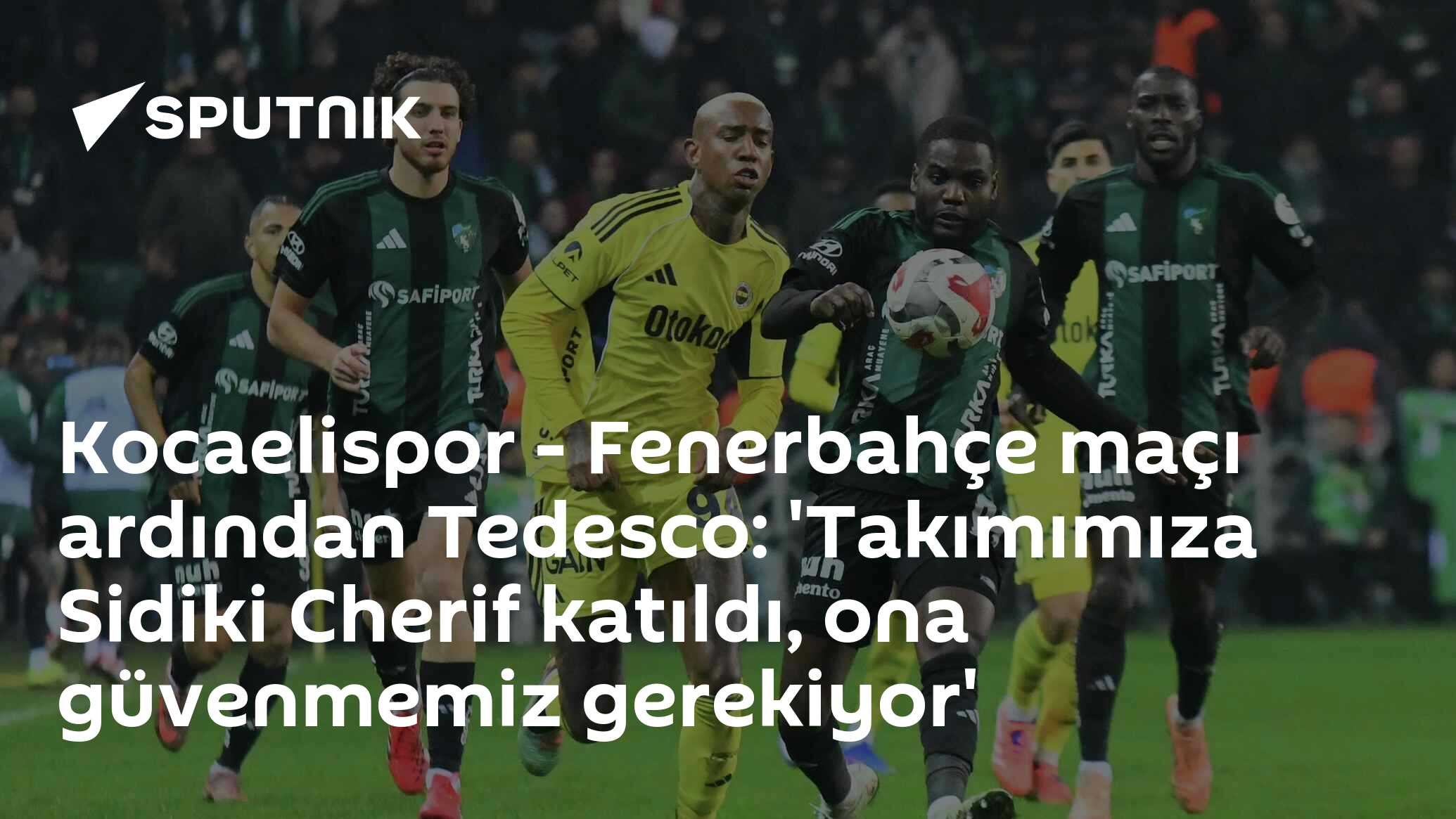 Fenerbahçe'nin Tedesco: Kocaelispor Maçından Sonra Sidiki Cherif Konusu