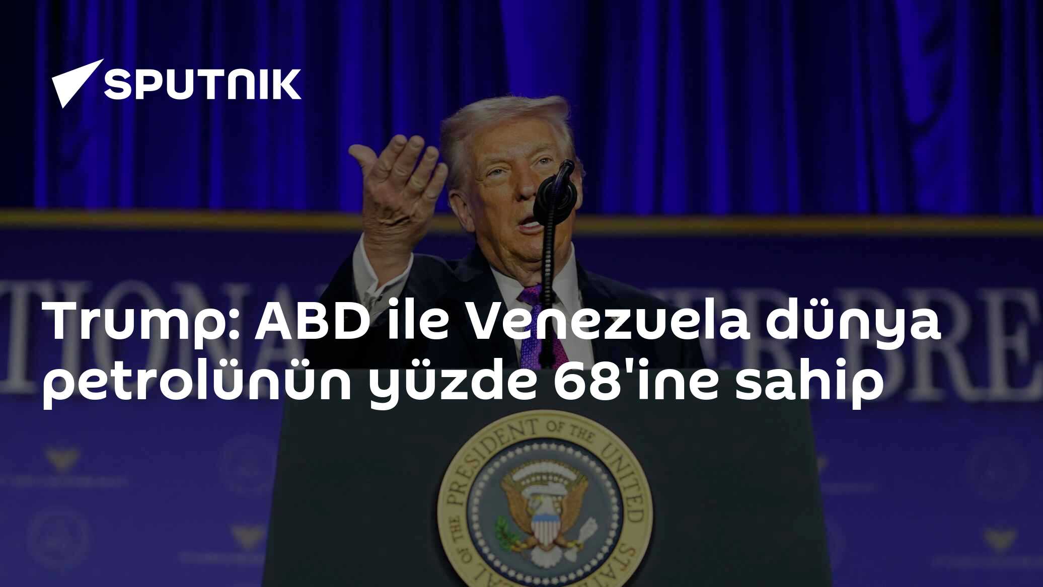 Trump: Füzeleri ve Düşmanları İzlerken Venezuela'dan Gelen 50 Milyon Varil Petrol Houston'a Yolculuğunu Açıkladı