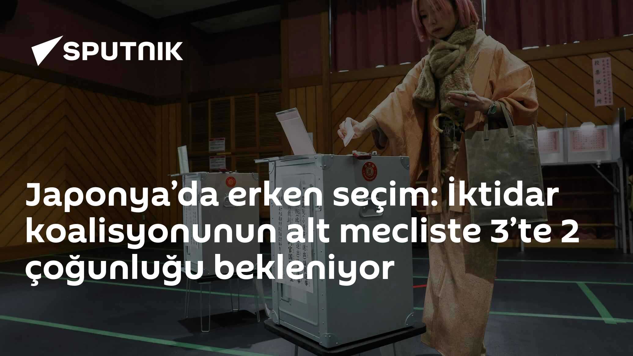 Japonya Erken Seçim Sonuçları: İktidar Koalisyonunun Alt Mecliste Başarısı Bekleniyor