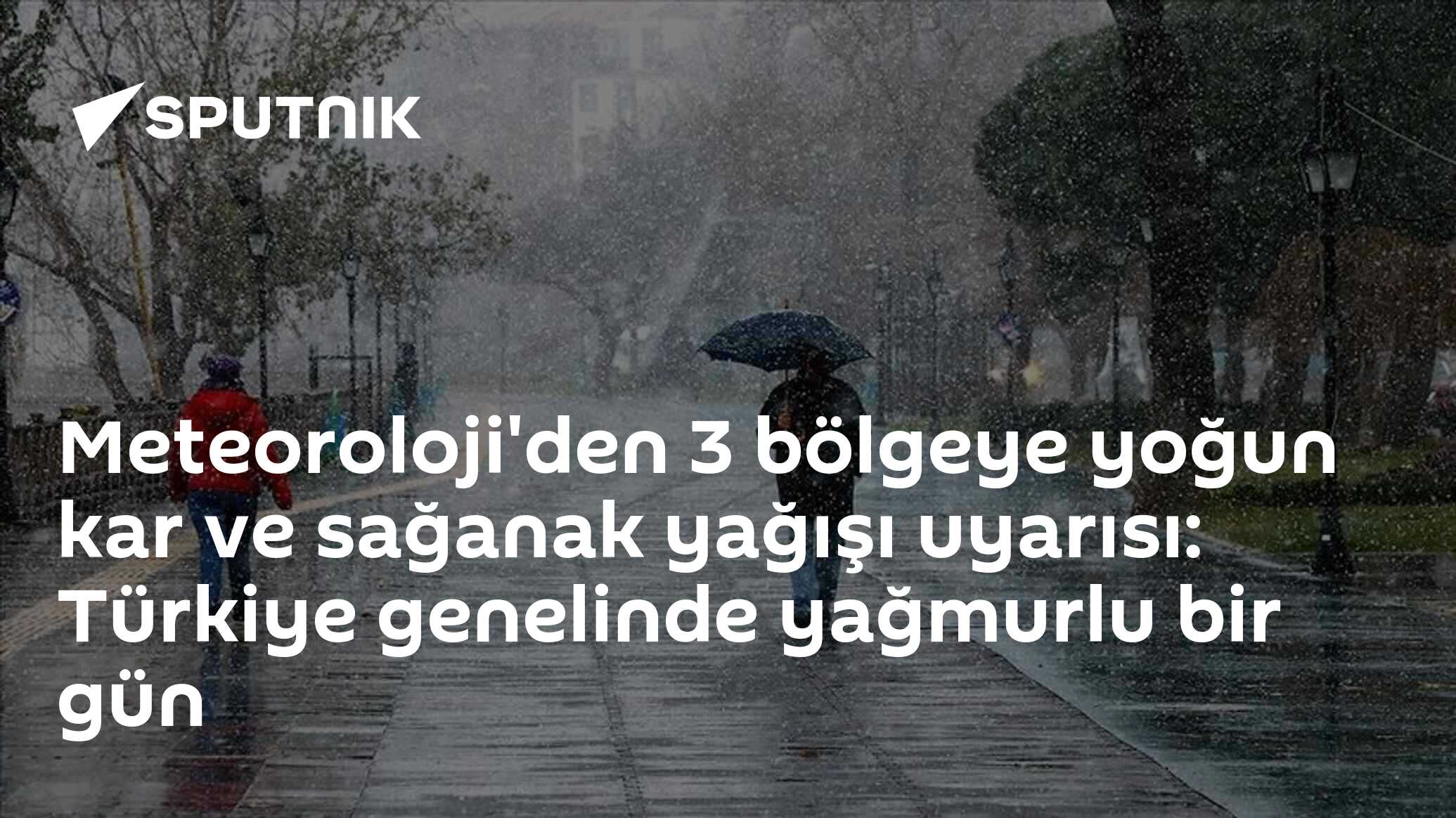 Meteoroloji'den Türkiye Genelinde Yağmurlu Bir Günden Uyarı