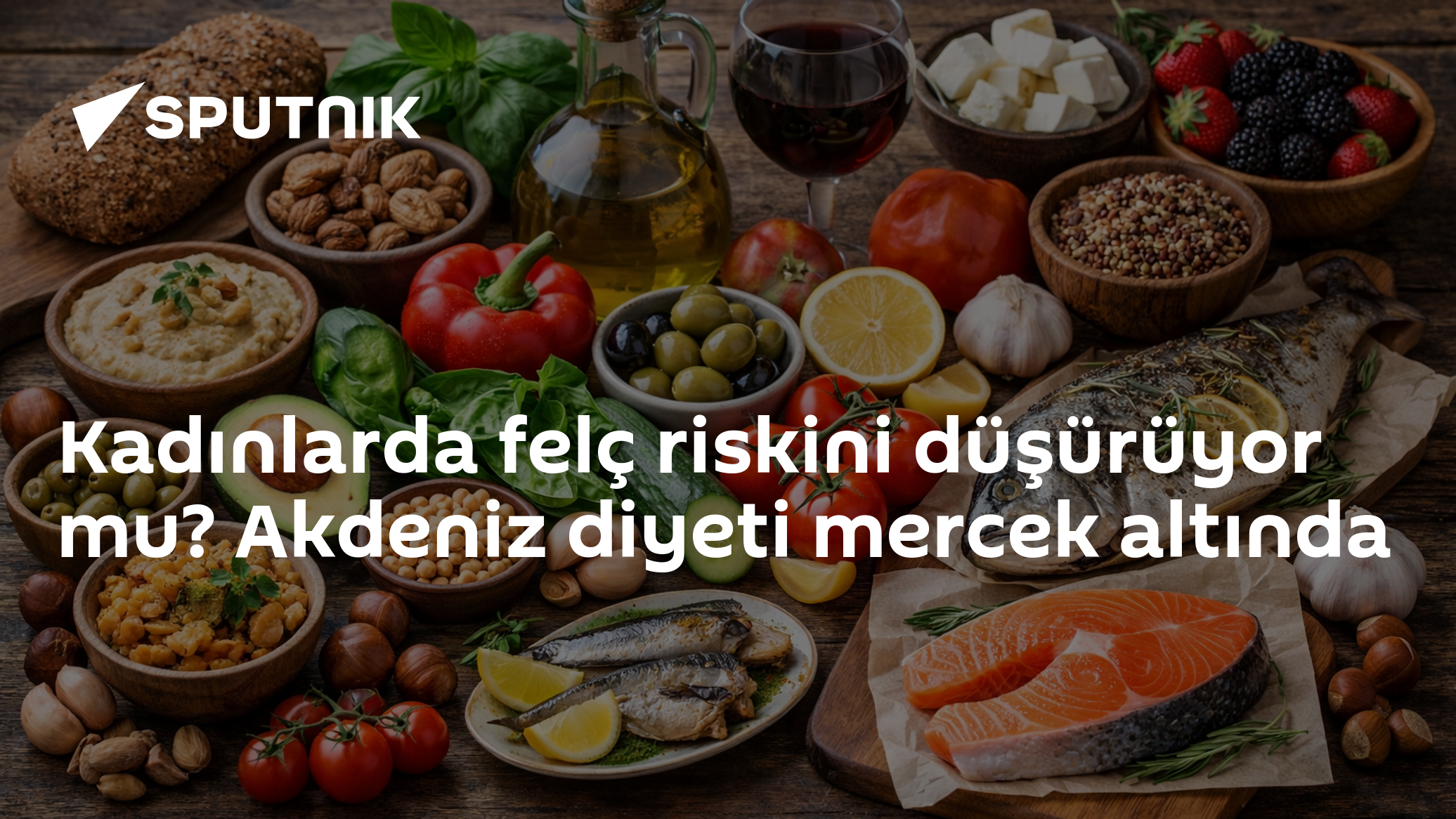 Akdeniz Diyeti Kadın Inme Riskini Düşürüyor?