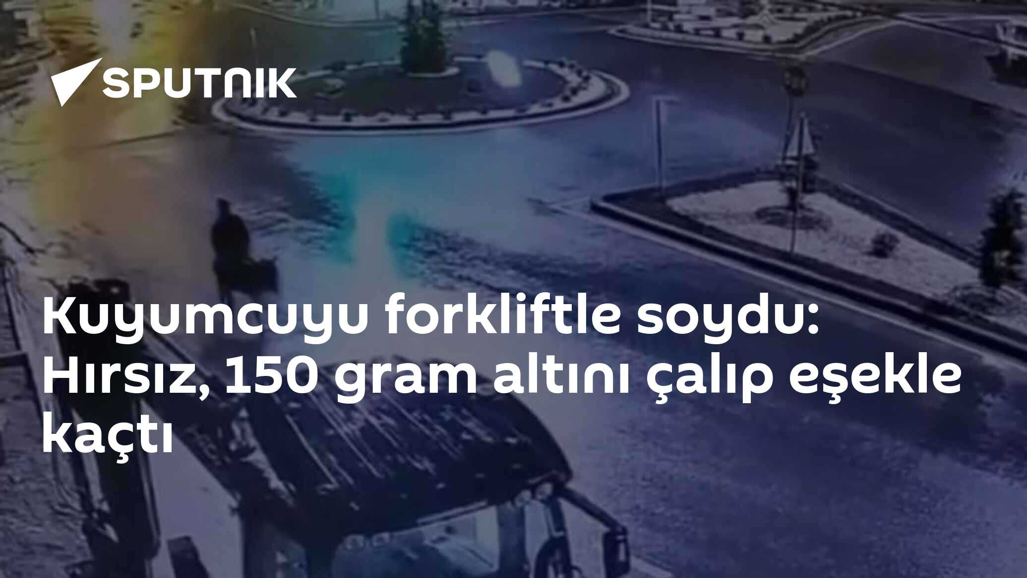 Kuyumcunun Dükkanını Soydu Hıyarcığın Forkliftle Kaçış Yolu