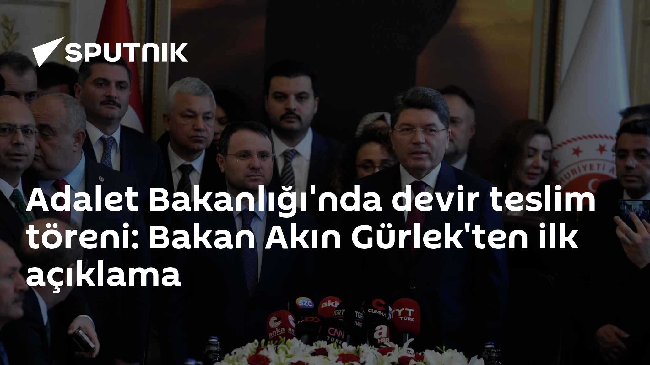 Adalet Bakanı Yılmaz Tunç'tan Akın Gürlek'e Devir