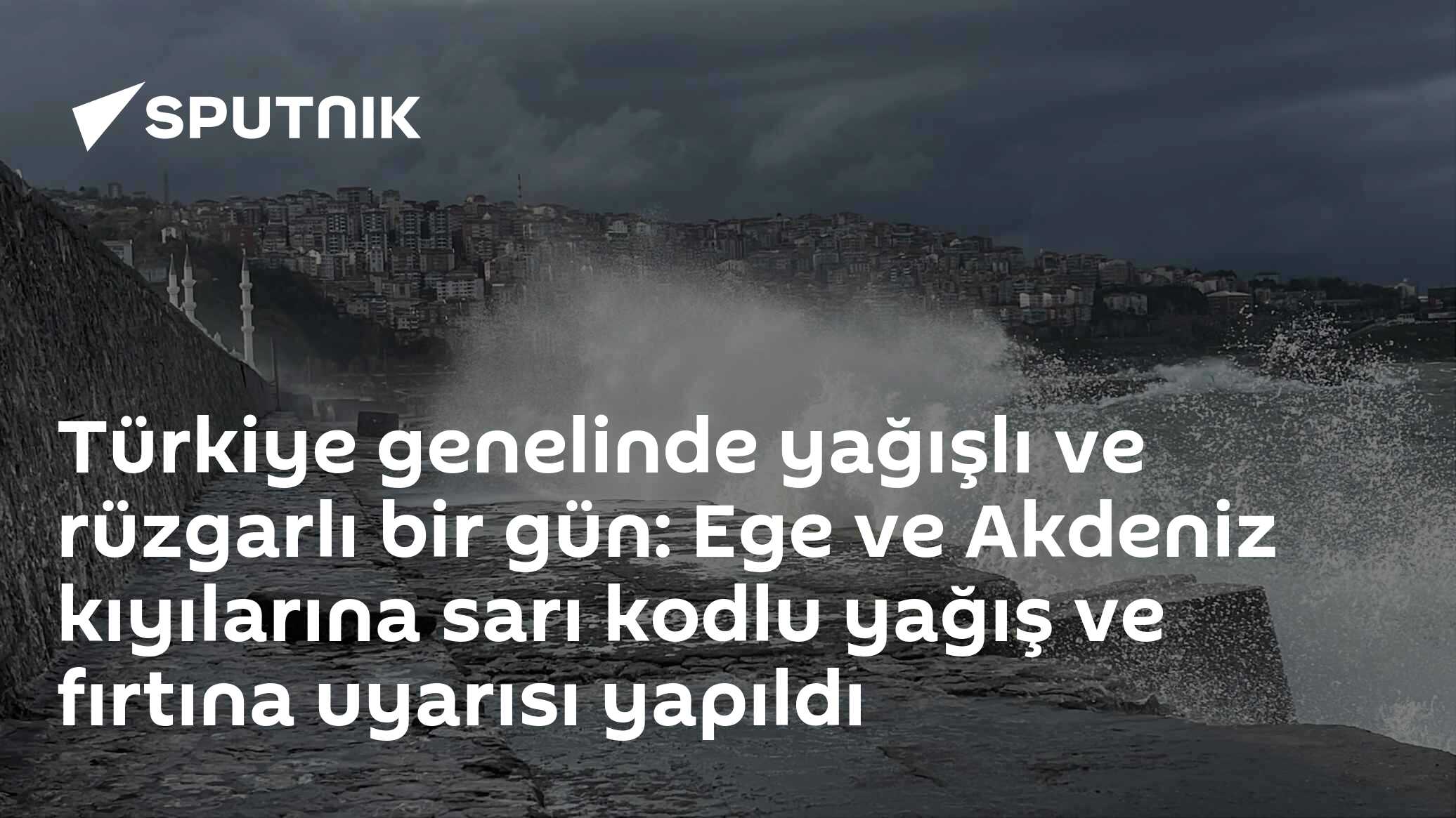 Ege ve Akdeniz'de Sarı Kodlu Rüzgârlar: Yağışlı Günden Ne Beklemeli?
