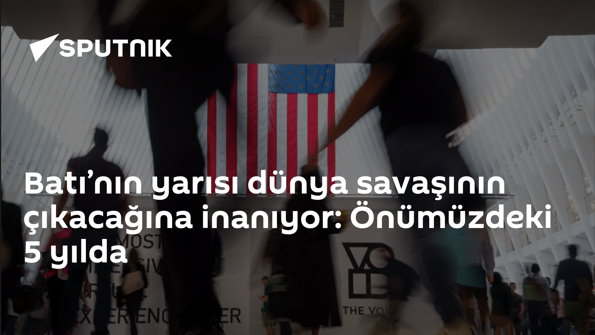 It was noted that 46% of U.S. citizens believe a world war will break out within the next 5 years. Large shares of the populations in the UK, Germany and France also believe so.