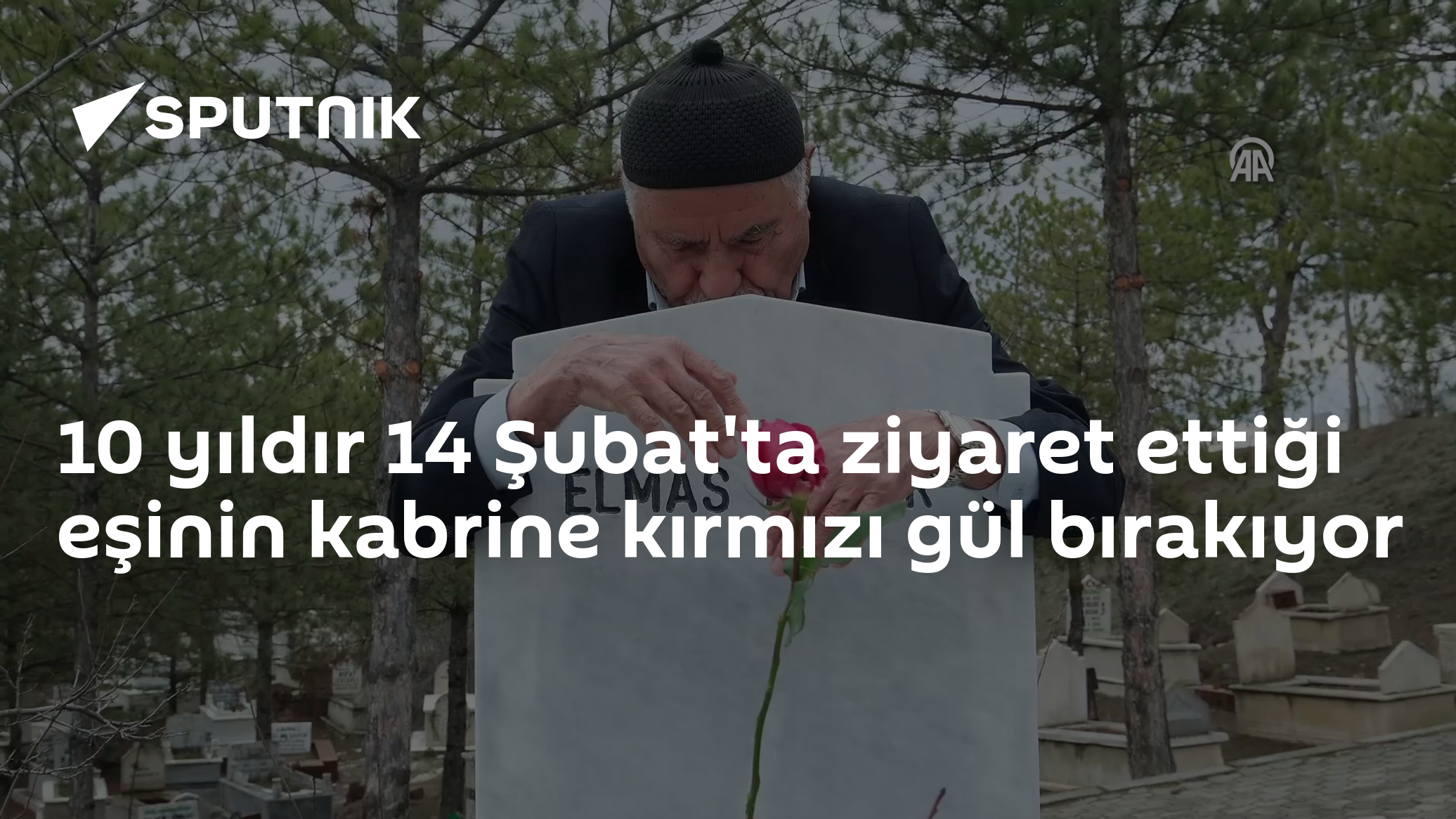 'Elmas Kayar'ın Kabrine Kırmızı Gül: 14 Şubat'ta Sevgisinin Sonu