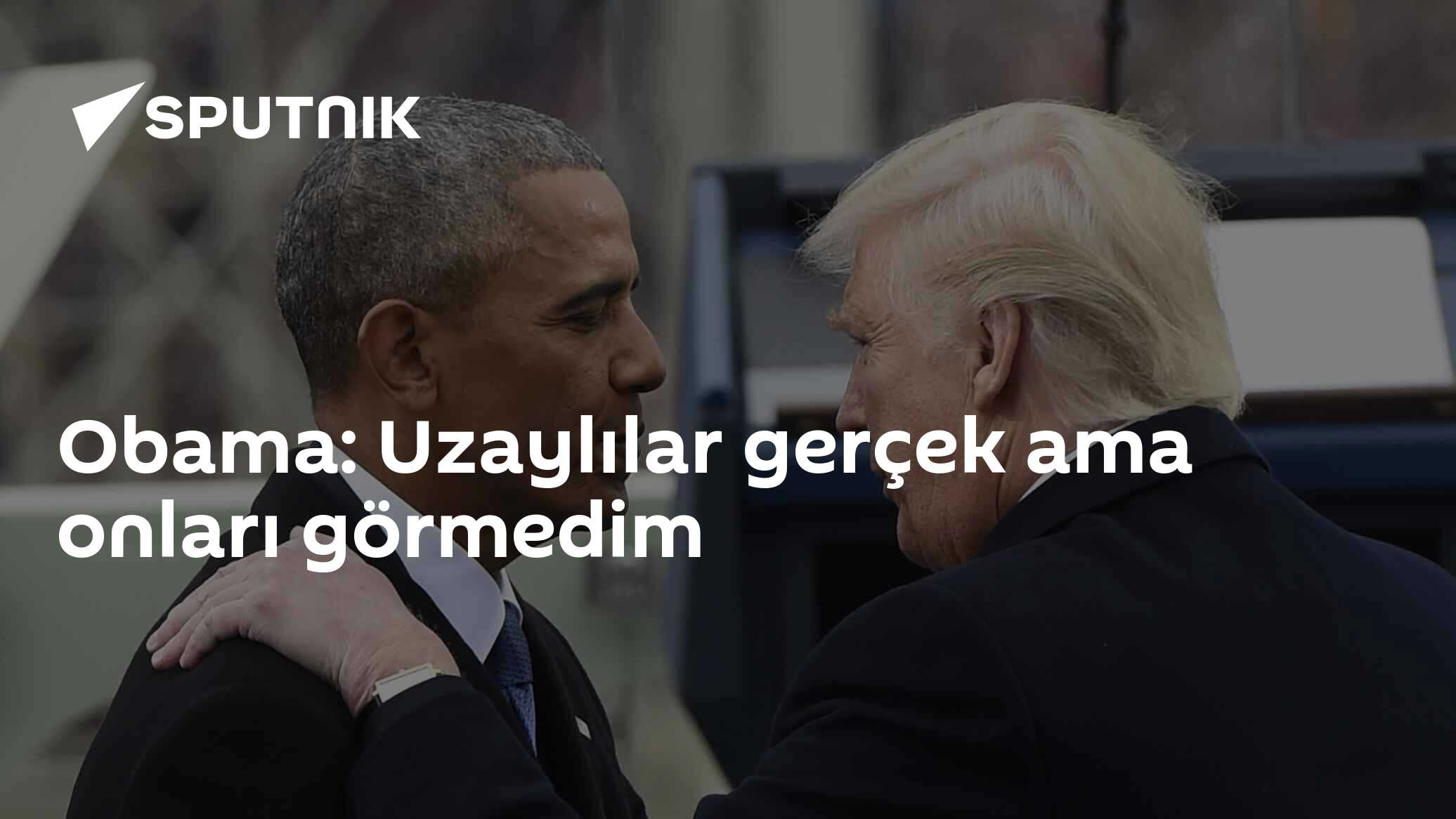 'Uzaylılar Gerçek ama Görmedim' - Barack Obama Podcast