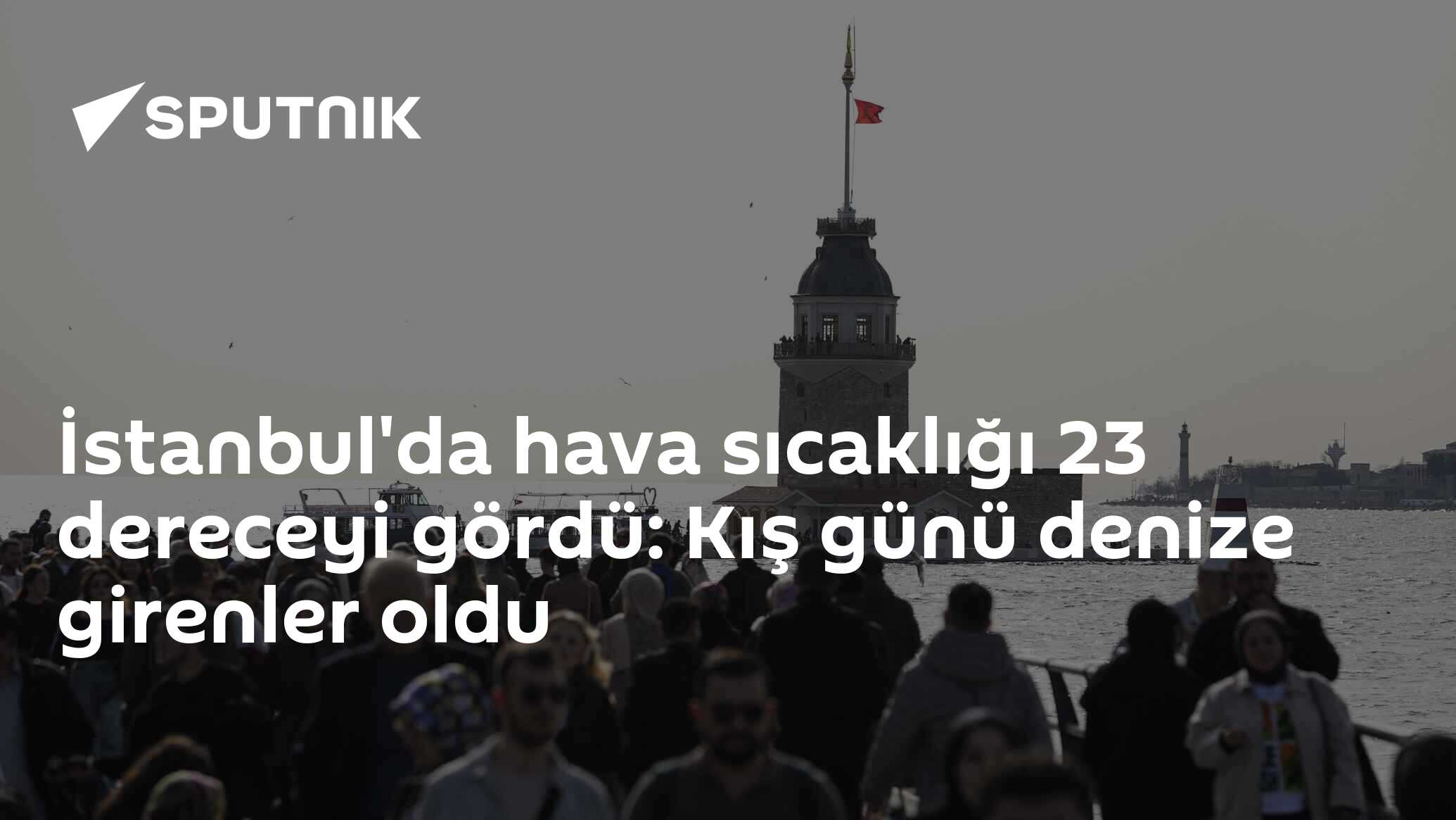 23 Derecede İstanbul'daki Hava Sıcaklığı - Sahile Akın Vatandaşlar