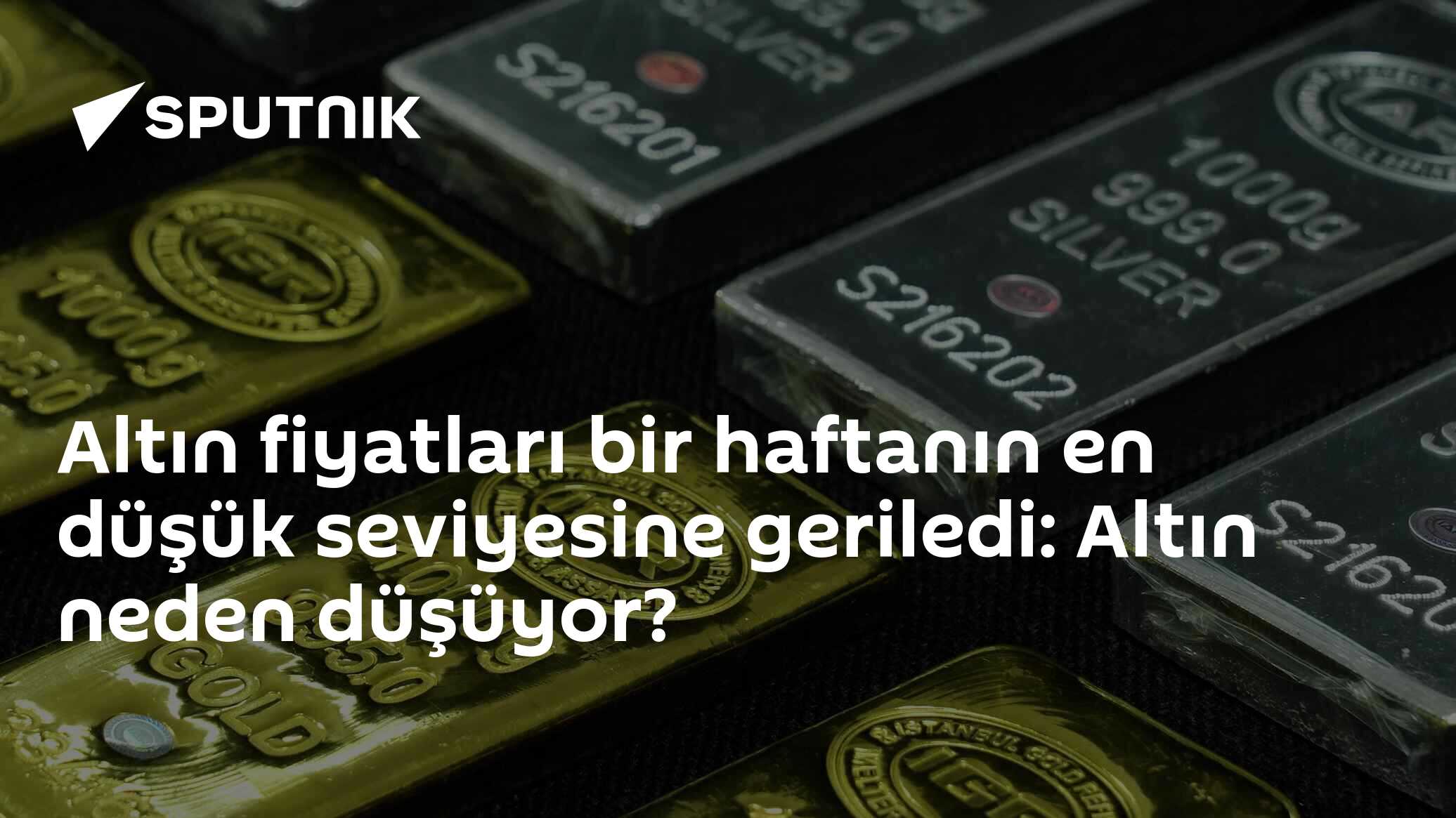 Altın fiyatları bir haftanın en düşük seviyesine geriledi: Altın neden düşüyor?