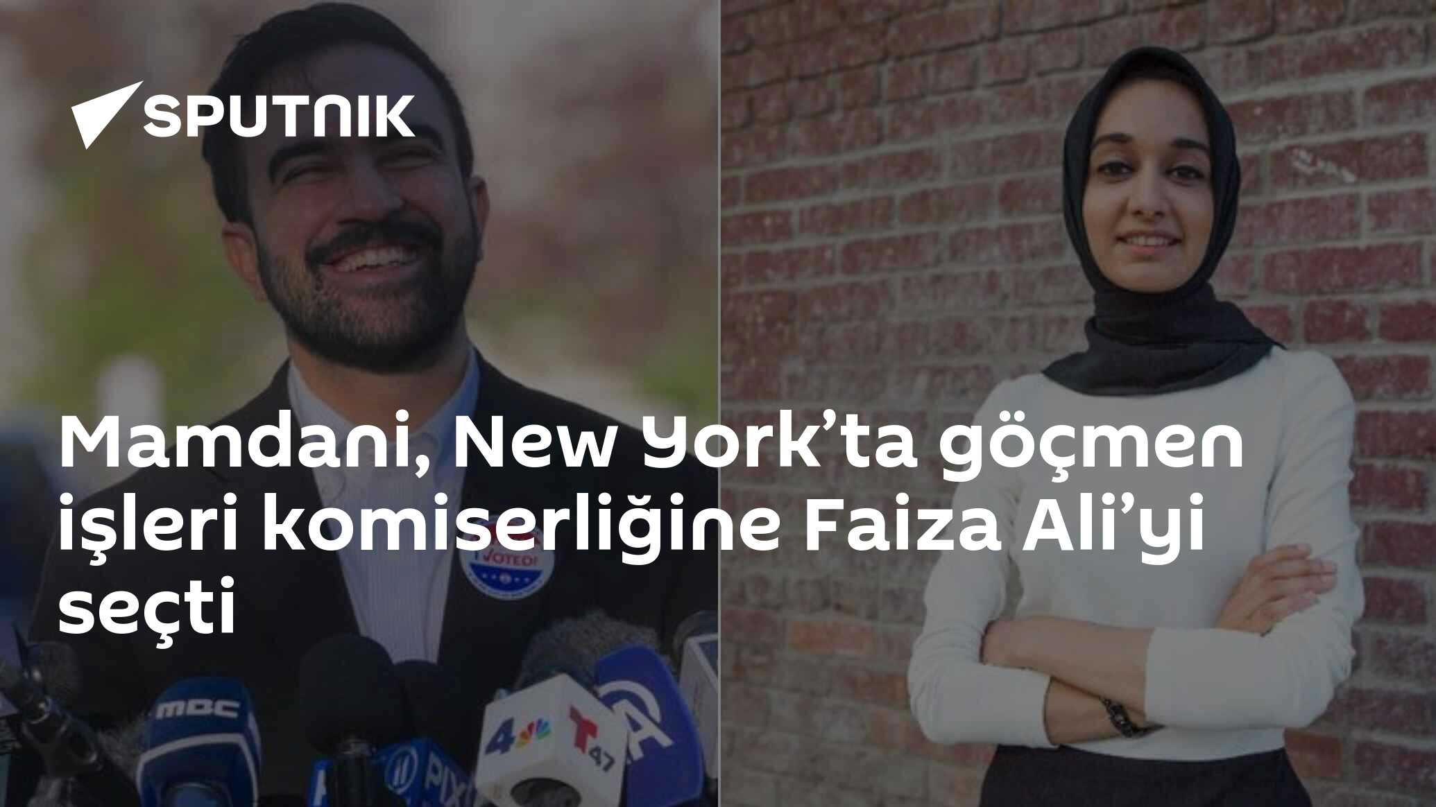 Mamdani, New York’ta göçmen işleri komiserliğine Faiza Ali’yi seçti