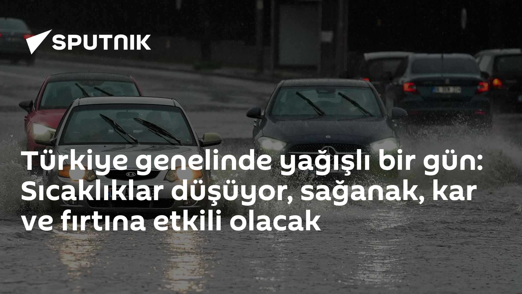 Türkiye genelinde yağışlı bir gün: Sıcaklıklar düşüyor, sağanak, kar ve fırtına etkili olacak