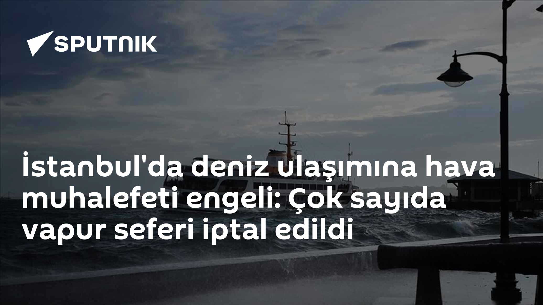 İstanbul'da Hava Kirliliği Nedeniyle Vapur Seferleri İptal Edildi