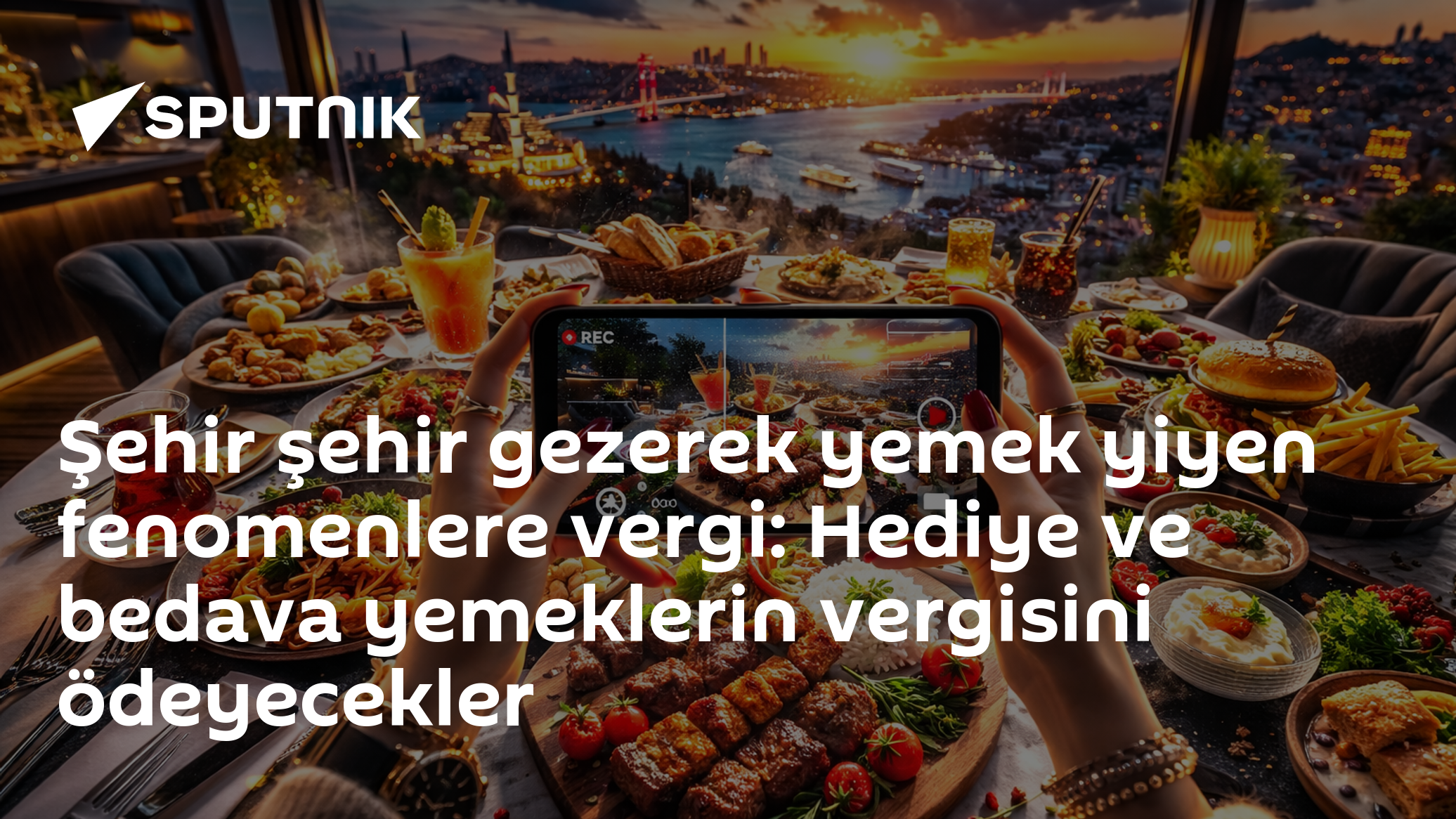 Şehir şehir gezerek yemek yiyen fenomenlere vergi: Hediye ve bedava yemeklerin vergisini ödeyecekler