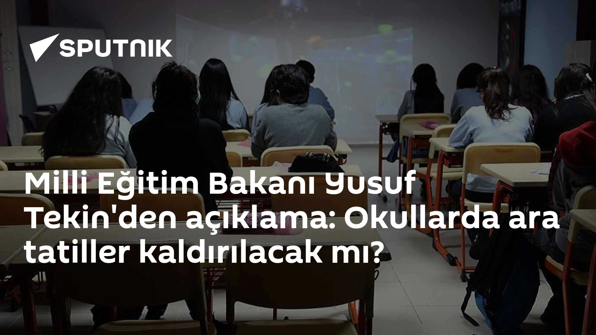Milli Eğitim Bakanı Yusuf Tekin'den açıklama: Okullarda ara tatiller kaldırılacak mı?