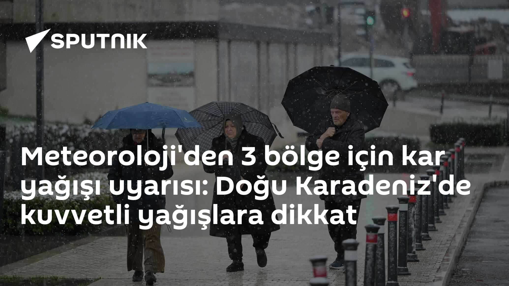 Meteoroloji'den 3 bölge için kar yağışı uyarısı: Doğu Karadeniz'de kuvvetli yağışlara dikkat